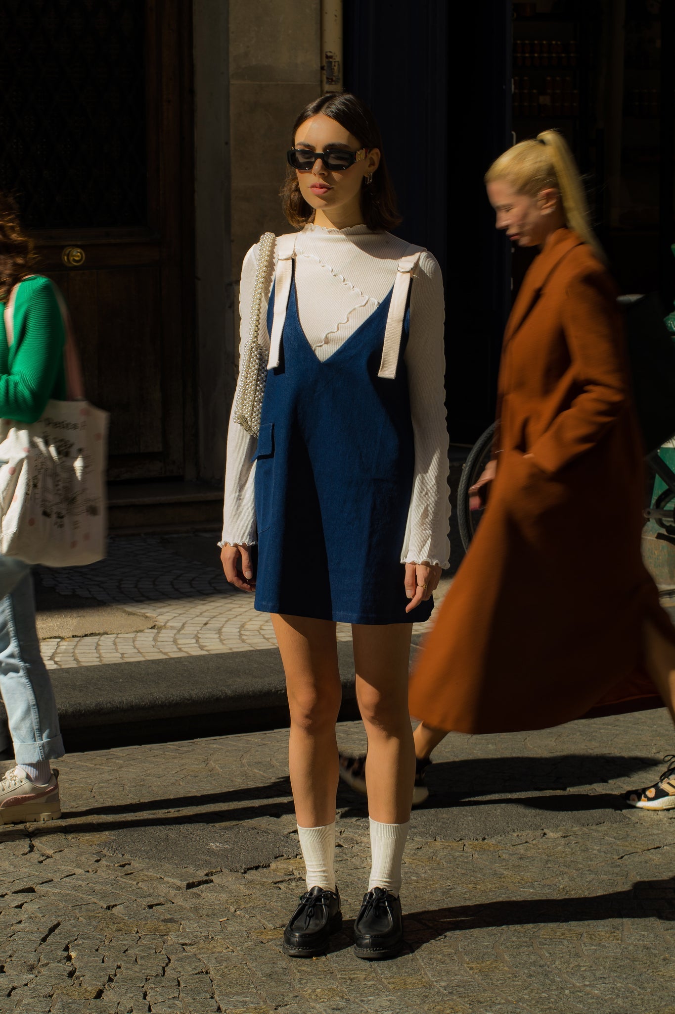 Bobo Paris Robes robe Chloé denim coton sans manches S