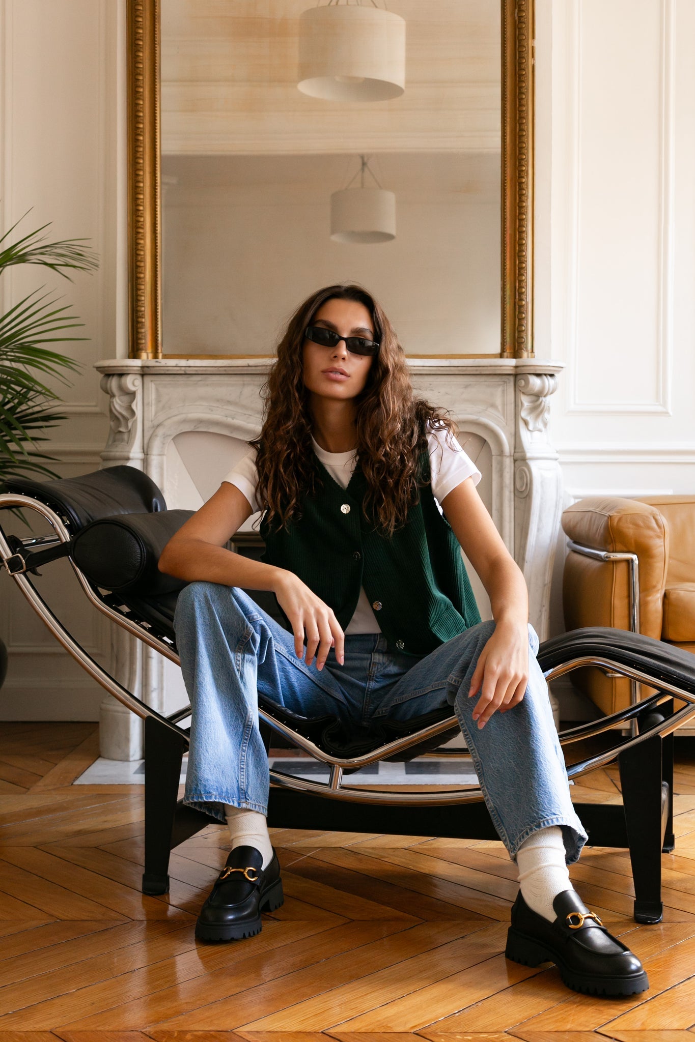 BOBO PARIS Bobby gilet velours côtelé coton upcyclé