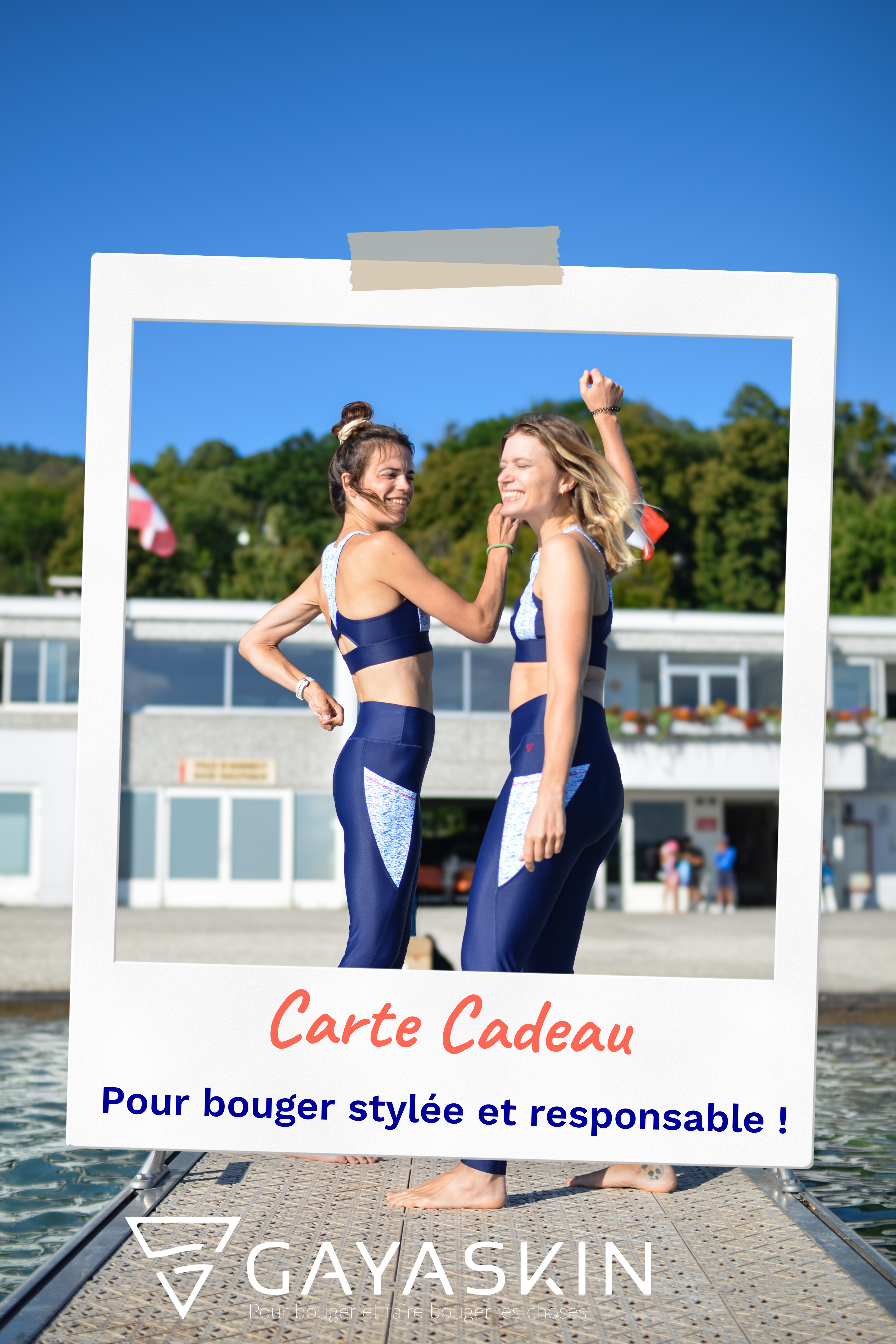 GAYASKIN carte cadeau 50€ sport femme écoresponsable