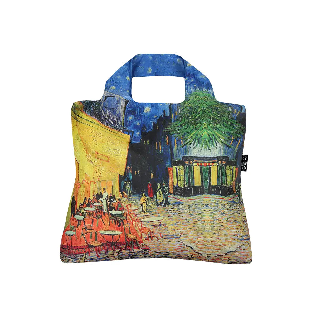 Envirosax Van Gogh 4 Terrasse de café la nuit sac réutilisable