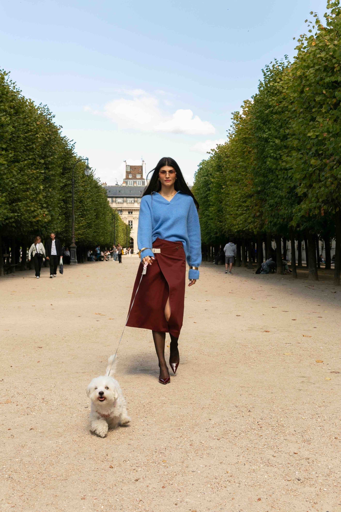 BOBO PARIS Gabrielle jupe réversible portefeuille coton