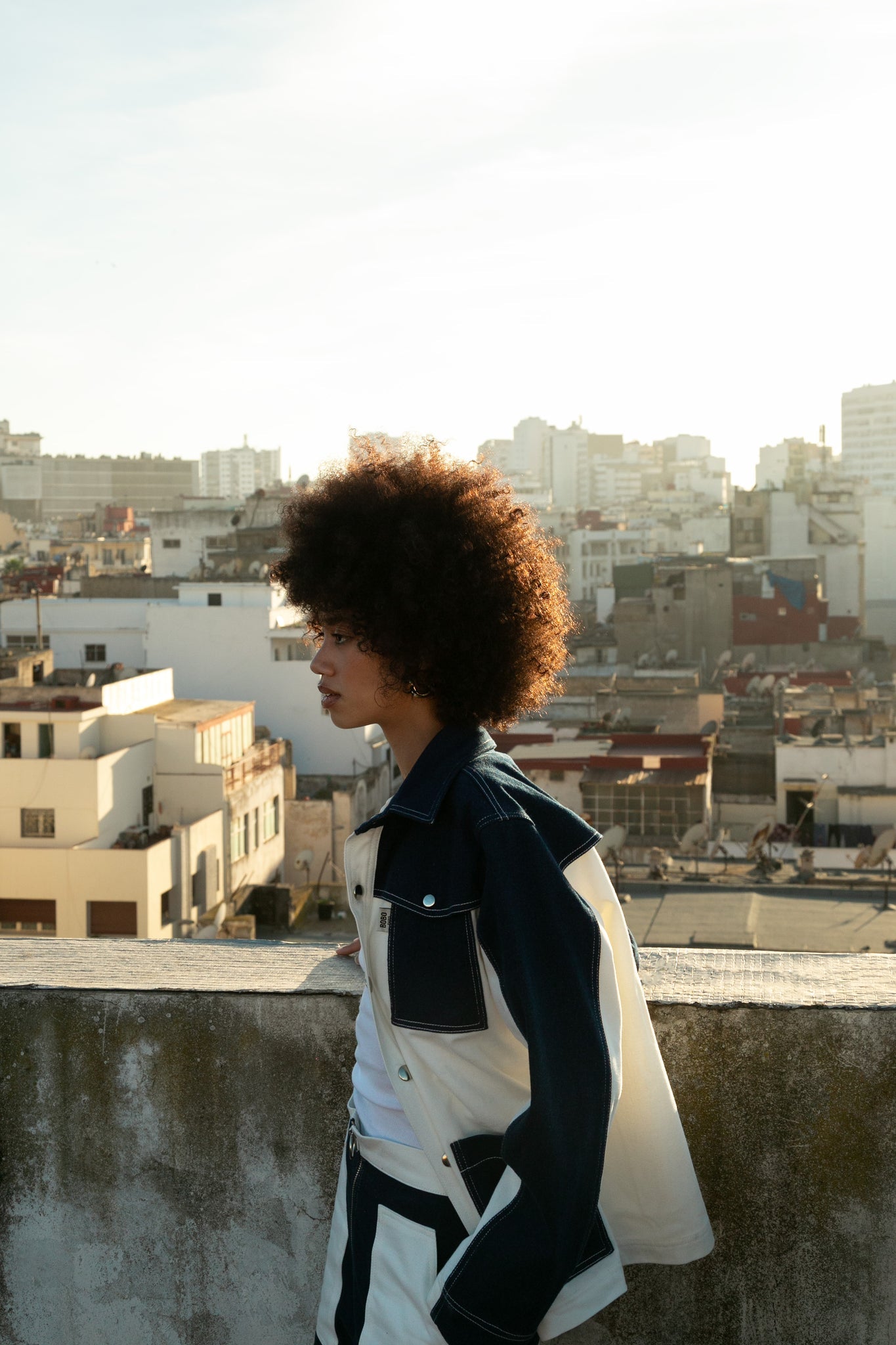 BOBO PARIS Gauthier veste jean bleue coton unisexe