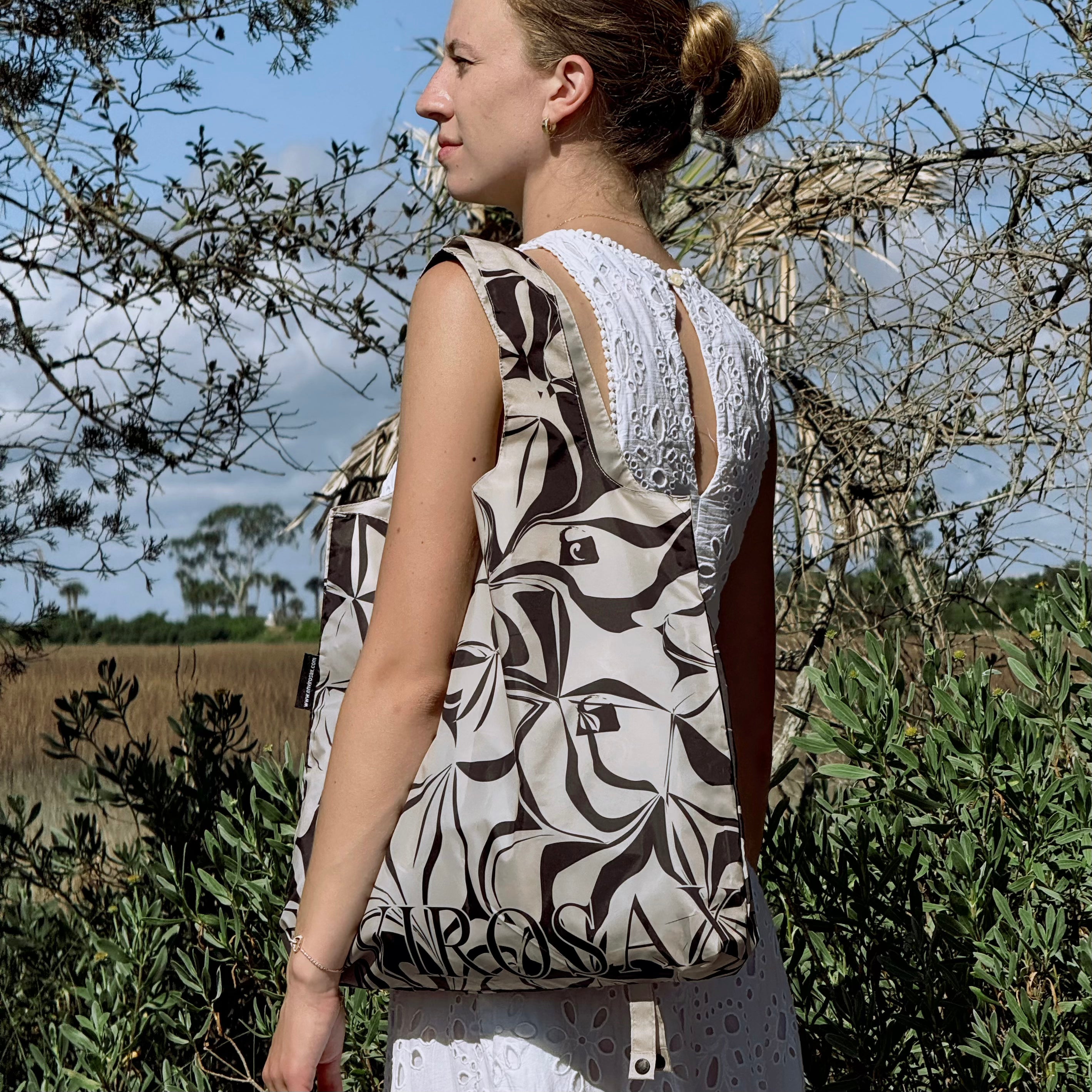 Envirosax Botanica sac cabas réutilisable lot 5 polyester
