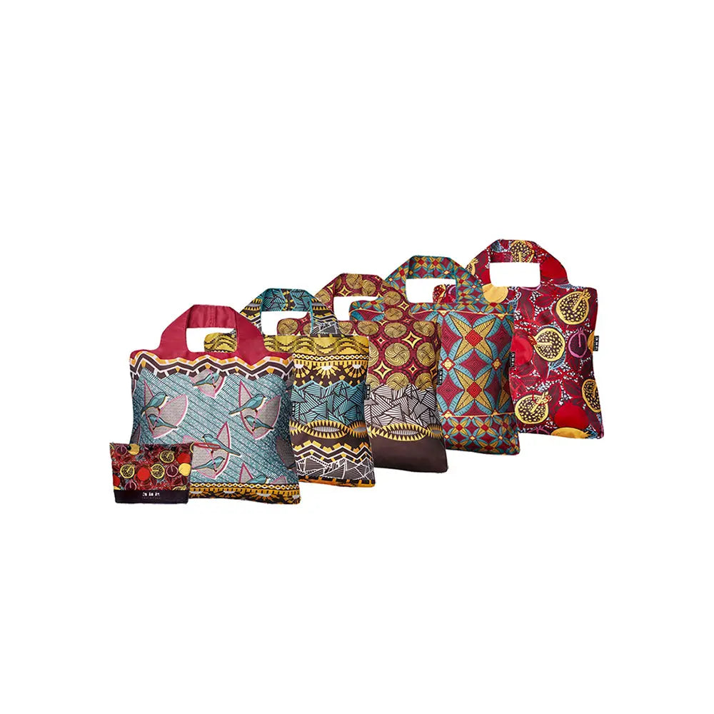 Envirosax Ankara sac courses lot de 5 pliable 20 kg