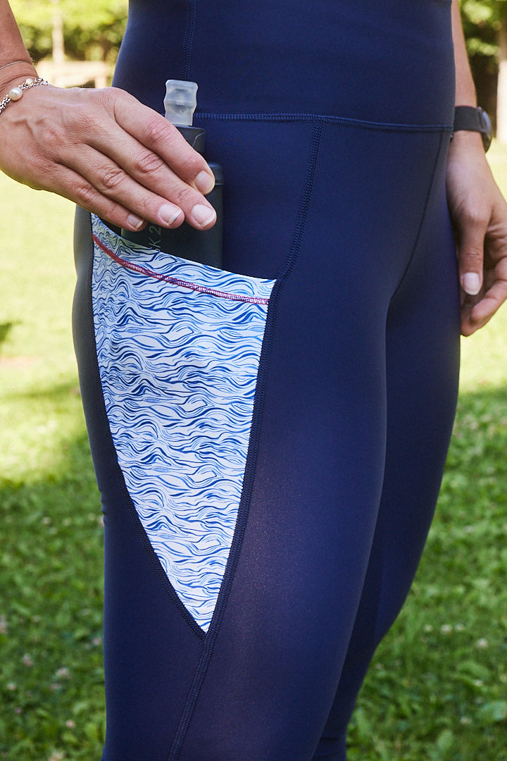 GAYASKIN Nouvelle Vague legging 3/4 femme taille haute recyclé