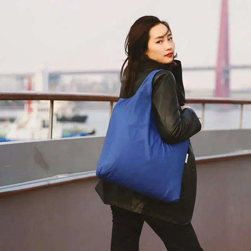 Envirosax sac cabas réutilisable nylon bleu ripstop pliable