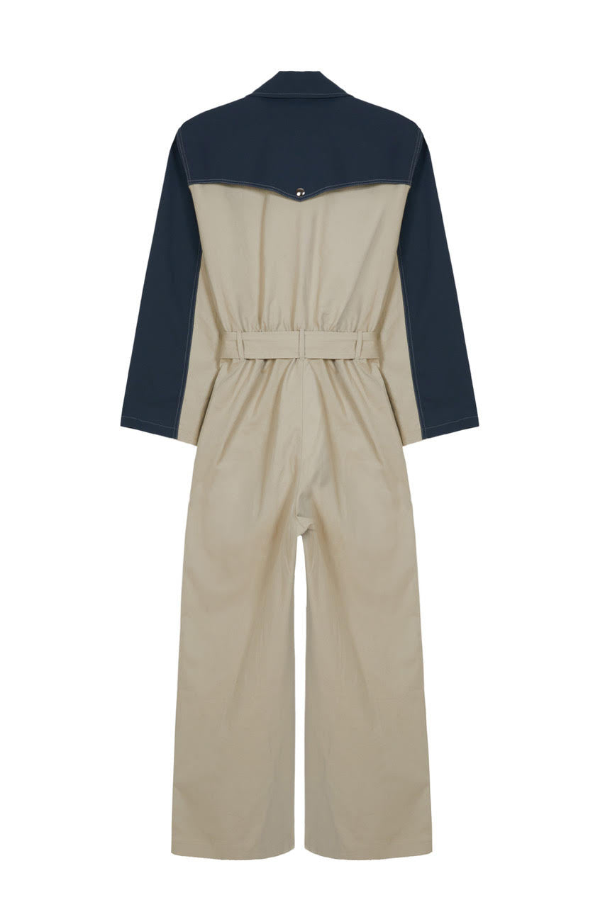 BOBO PARIS Claudia combinaison coton trench femme