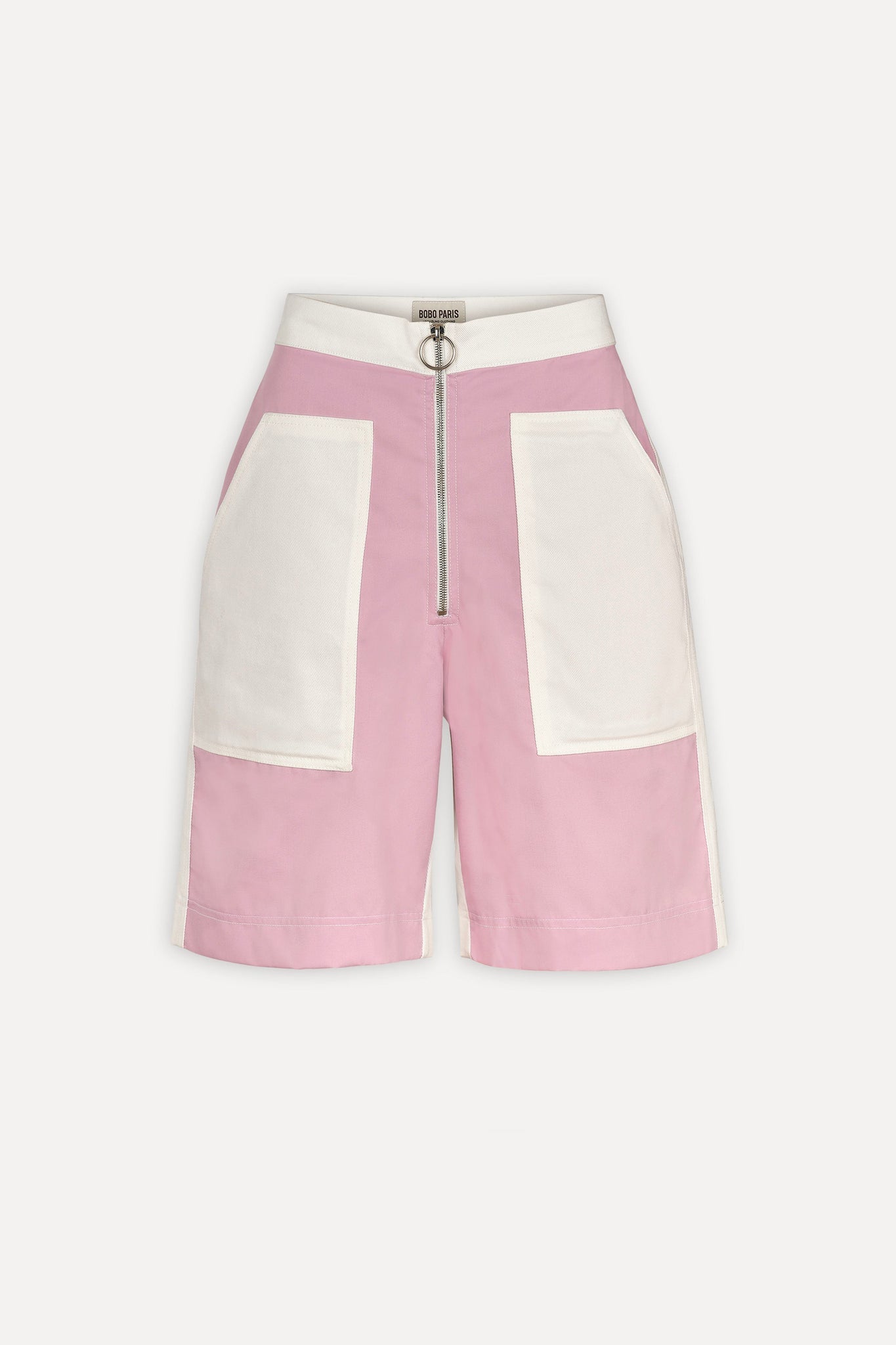 BOBO PARIS Anfa bermuda lilas femme denim