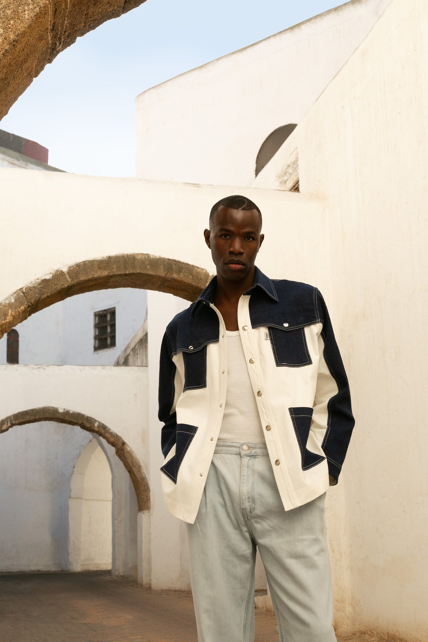 BOBO PARIS Gauthier veste jean bleue coton unisexe