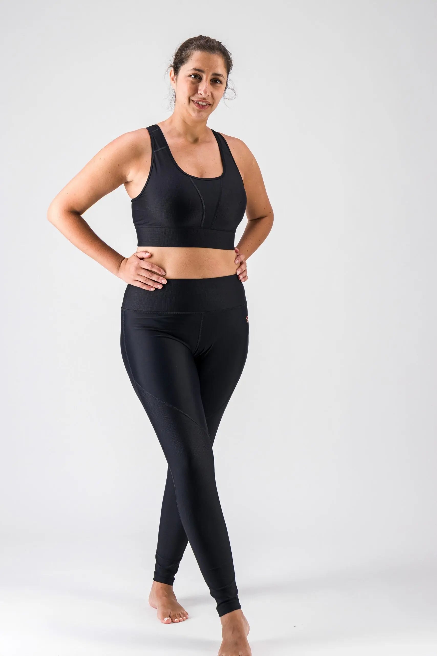 GAYASKIN Orion Legging Sport Noir Bi-Matiere Confort