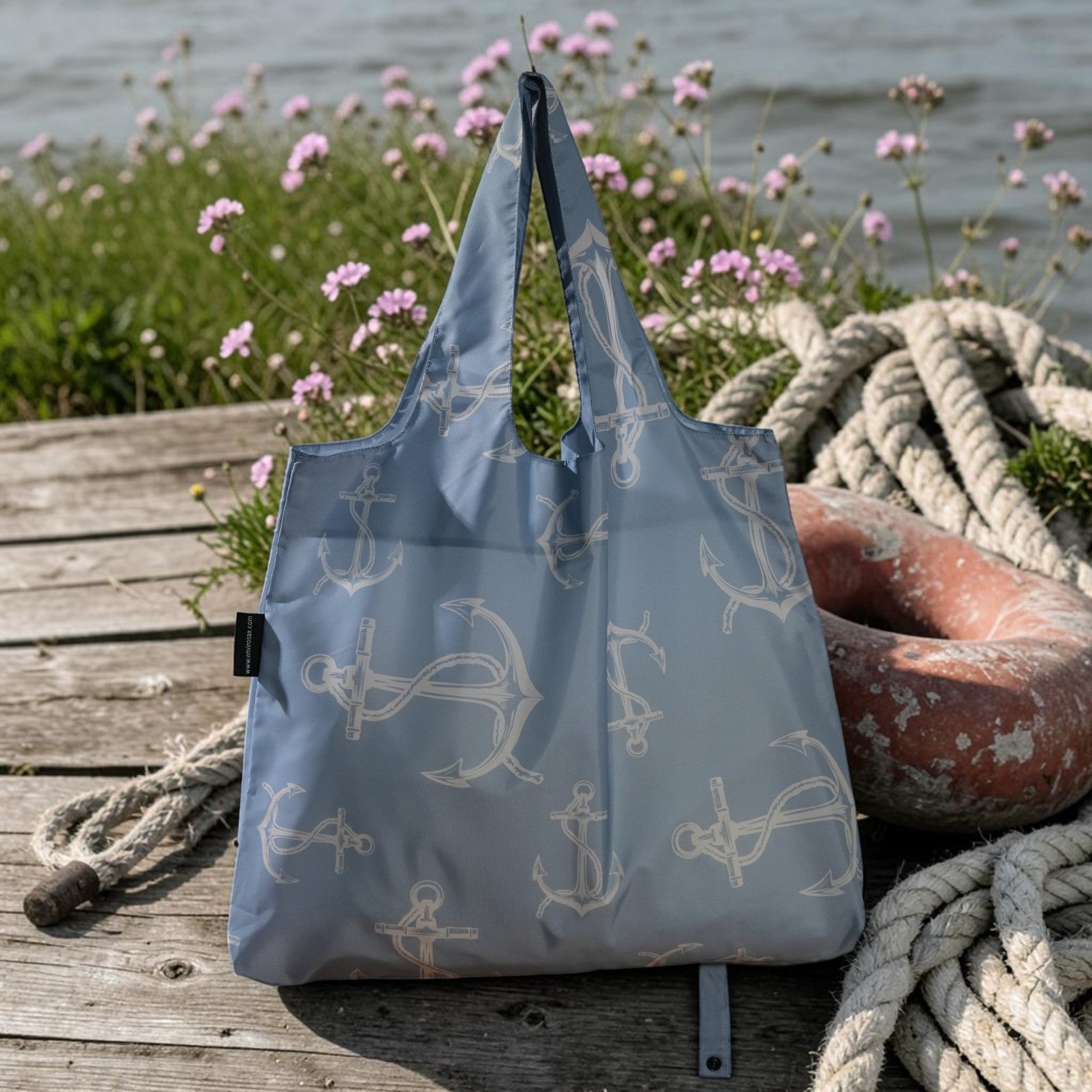Envirosax Porto Soleil lot 5 sacs courses pliables polyester