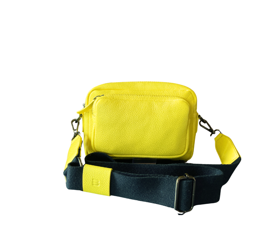 MIARMA Camera Bag Paradise sac cuir fluo poches