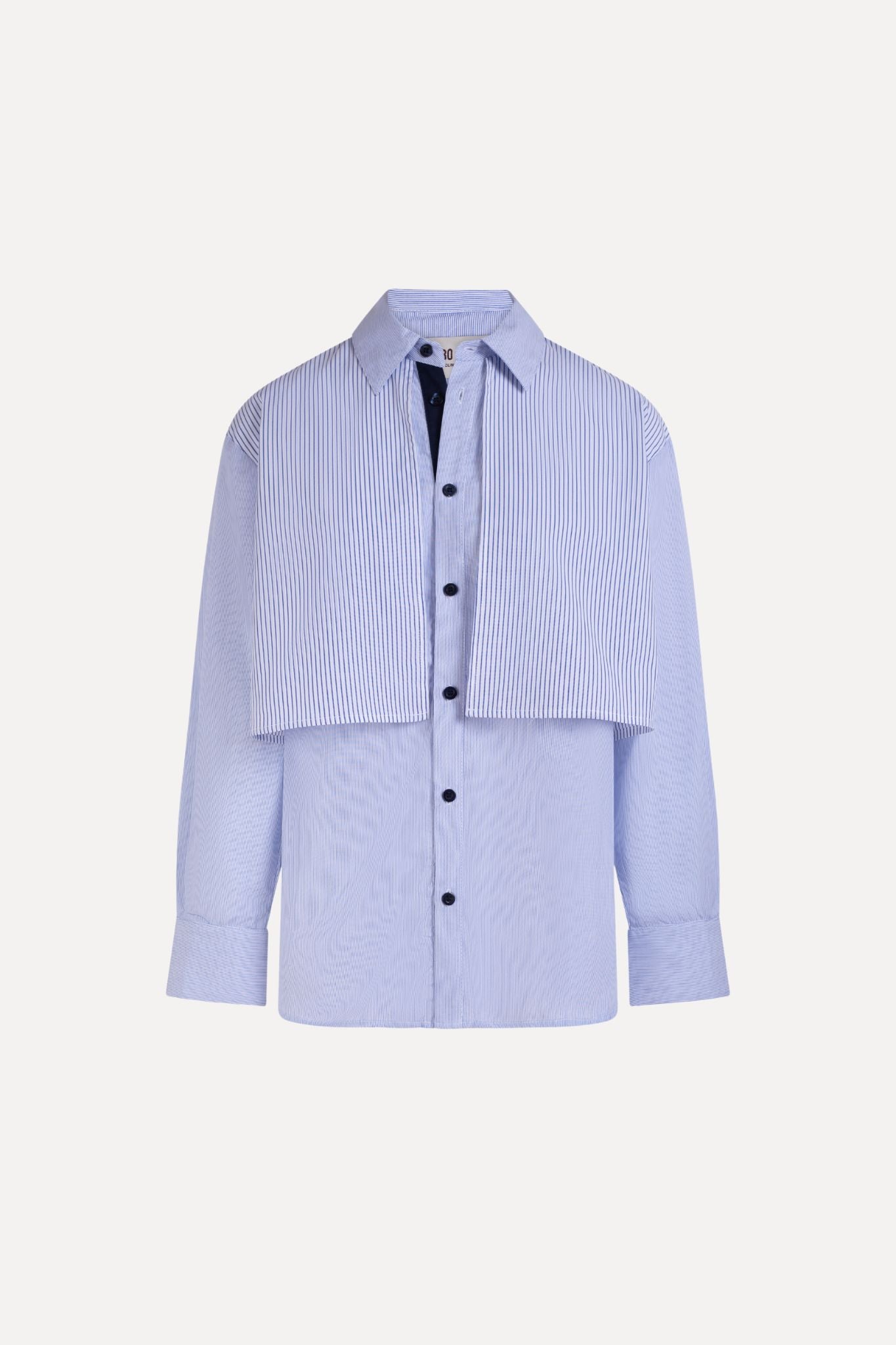 BOBO PARIS Vicky chemise superposition rayures coton oversize