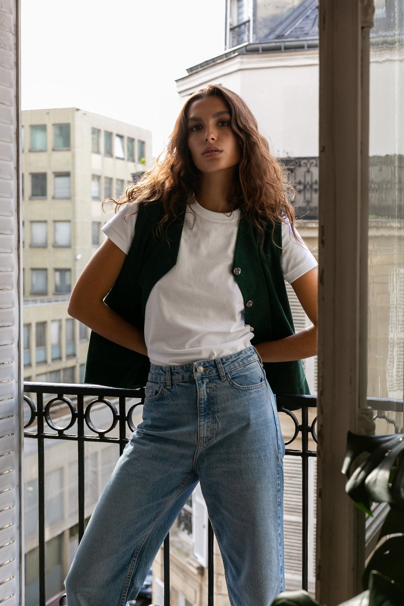 BOBO PARIS Bobby gilet velours côtelé coton upcyclé