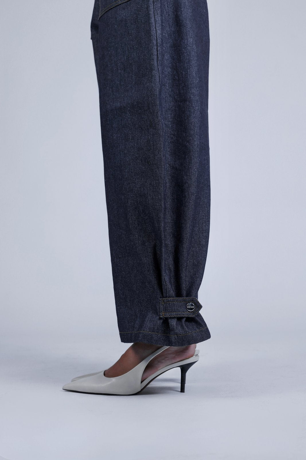 BOBO PARIS Léon Jean Ballon Pantalon Bleu 100% coton