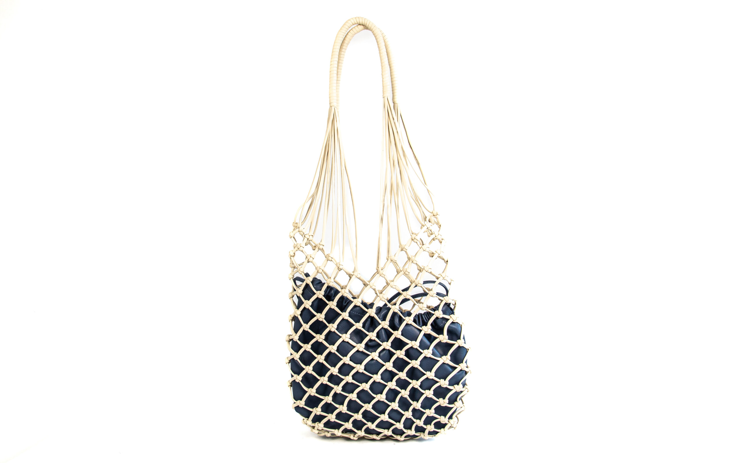 MIARMA Woven Bag sac tressé cuir pochette amovible