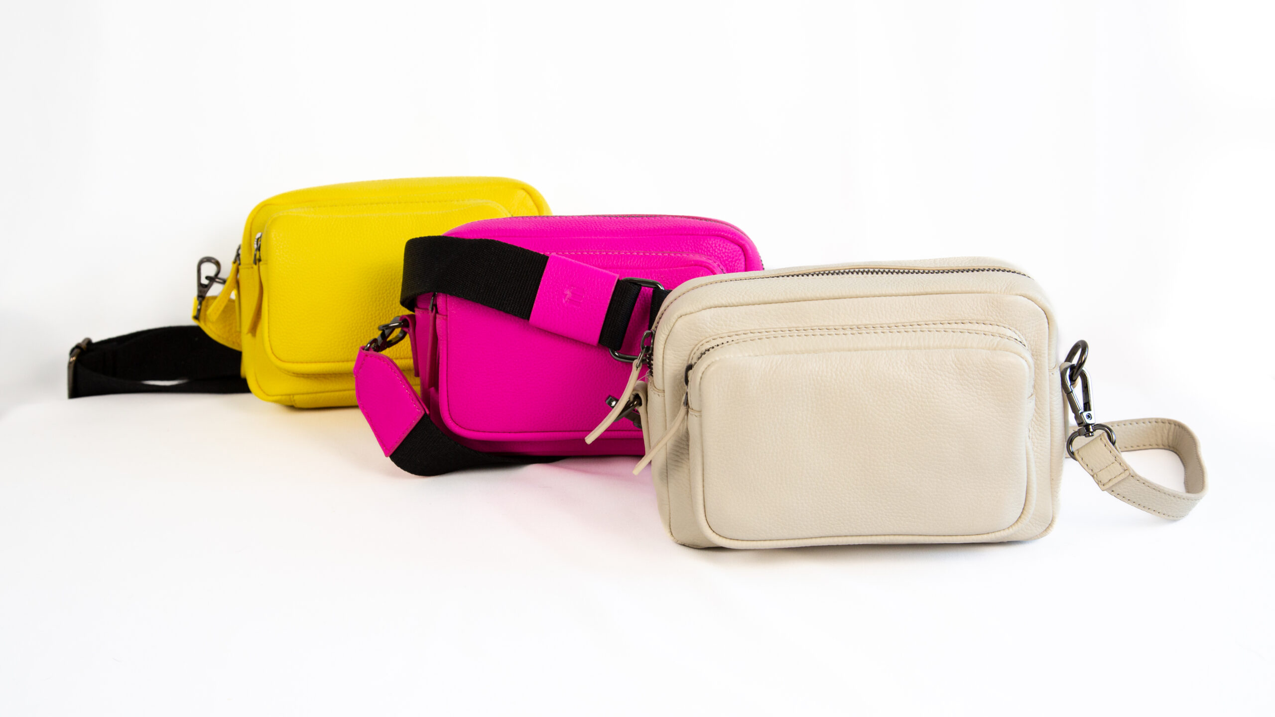 MIARMA Camera Bag Paradise sac cuir fluo poches