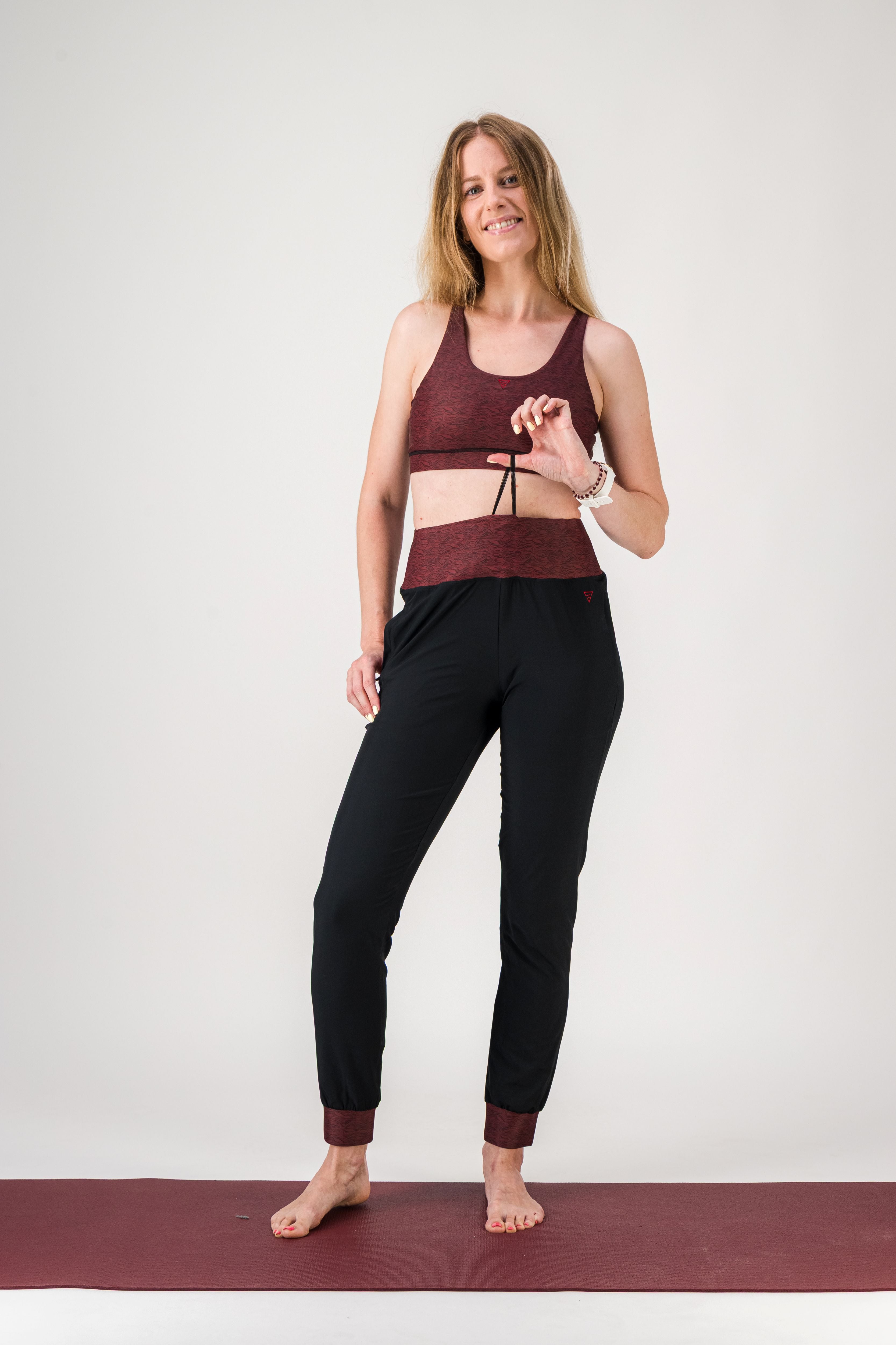 Gayaskin Vibrations jogging femme taille haute respirant