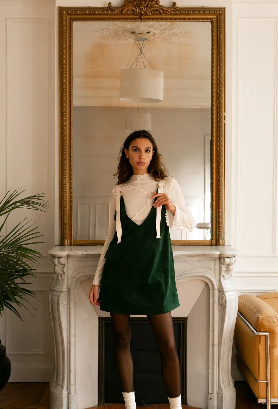 Bobo Paris Kina robe velours côtelé coton M