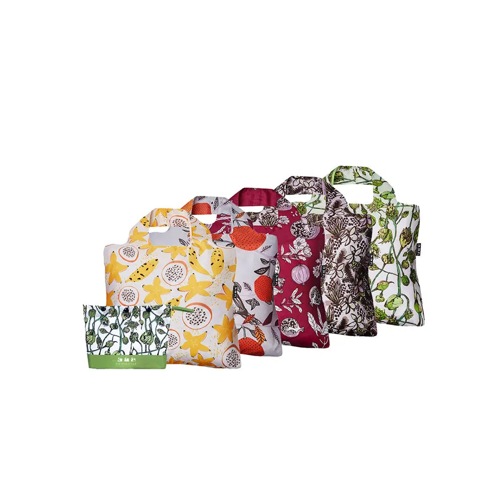 Envirosax Gardener's Delight lot 5 sacs réutilisables