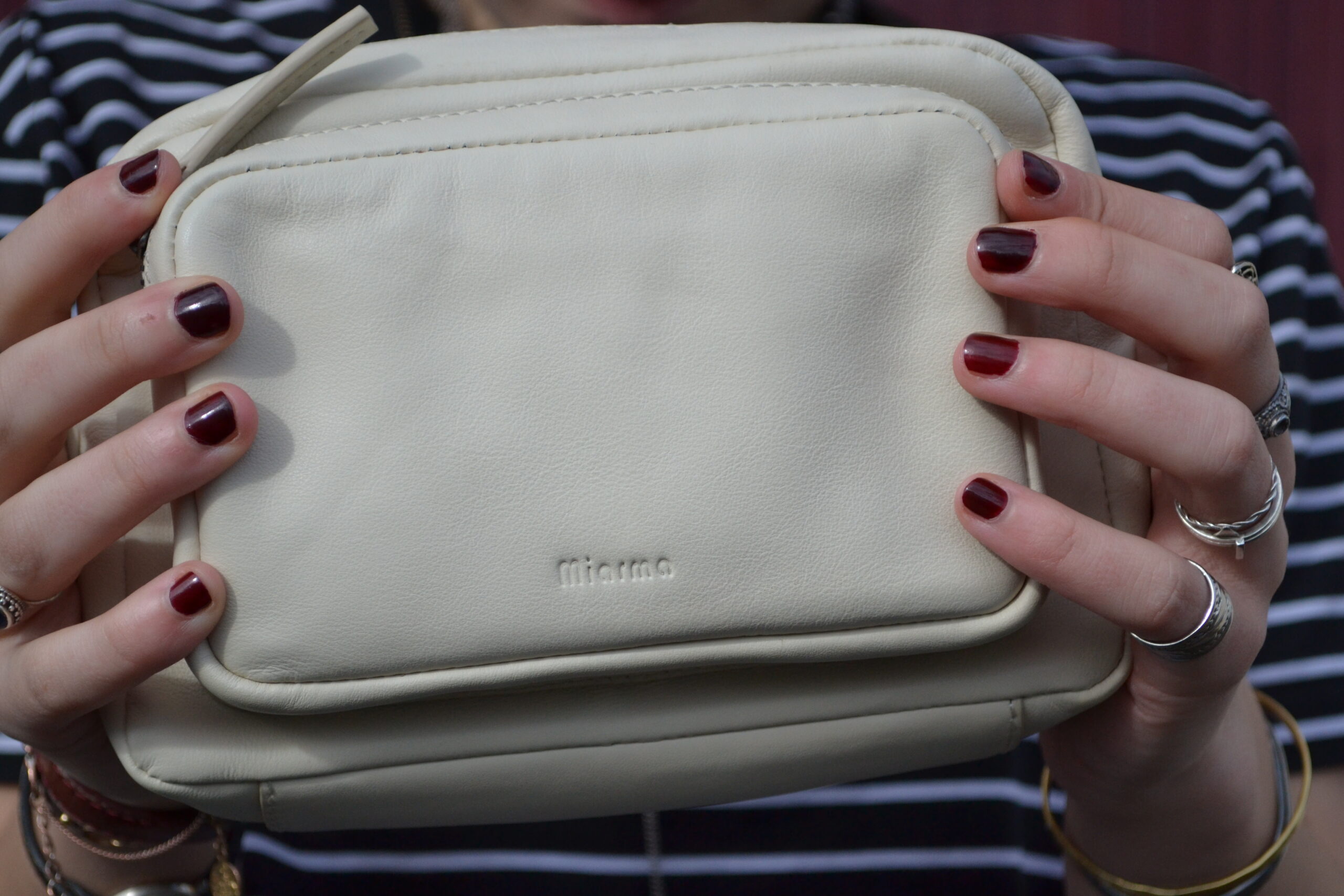 MIARMA Storm Camera Bag sac bandoulière cuir 2 sangles