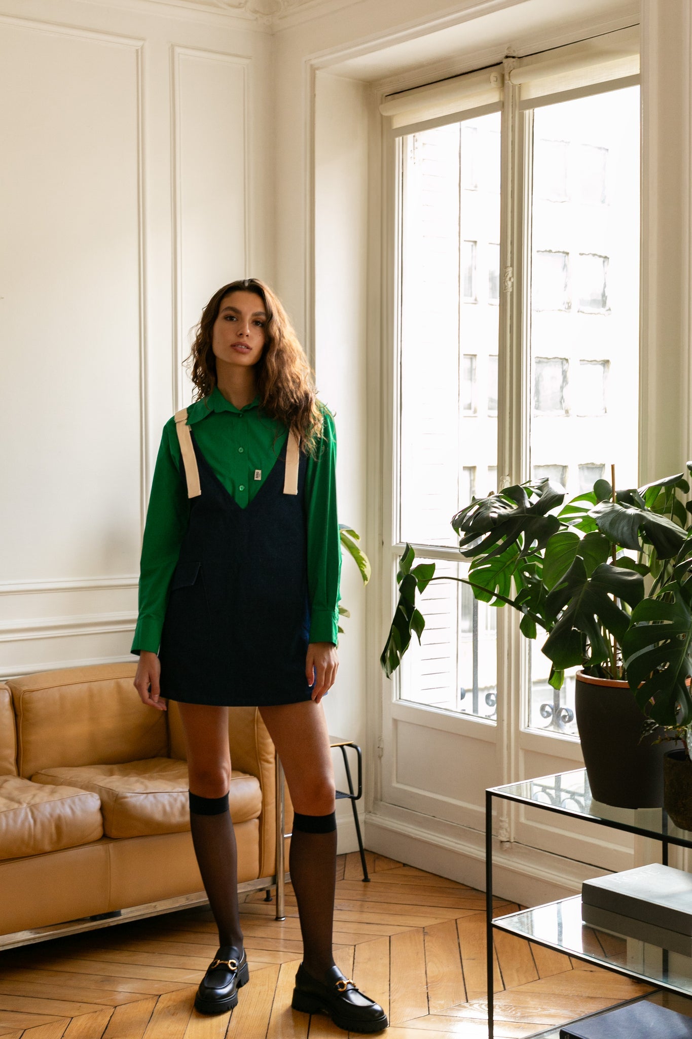 Bobo Paris Robes robe Chloé denim coton sans manches S