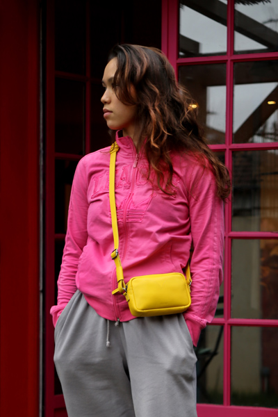 MIARMA Mini camera bag sac cuir restes soirée
