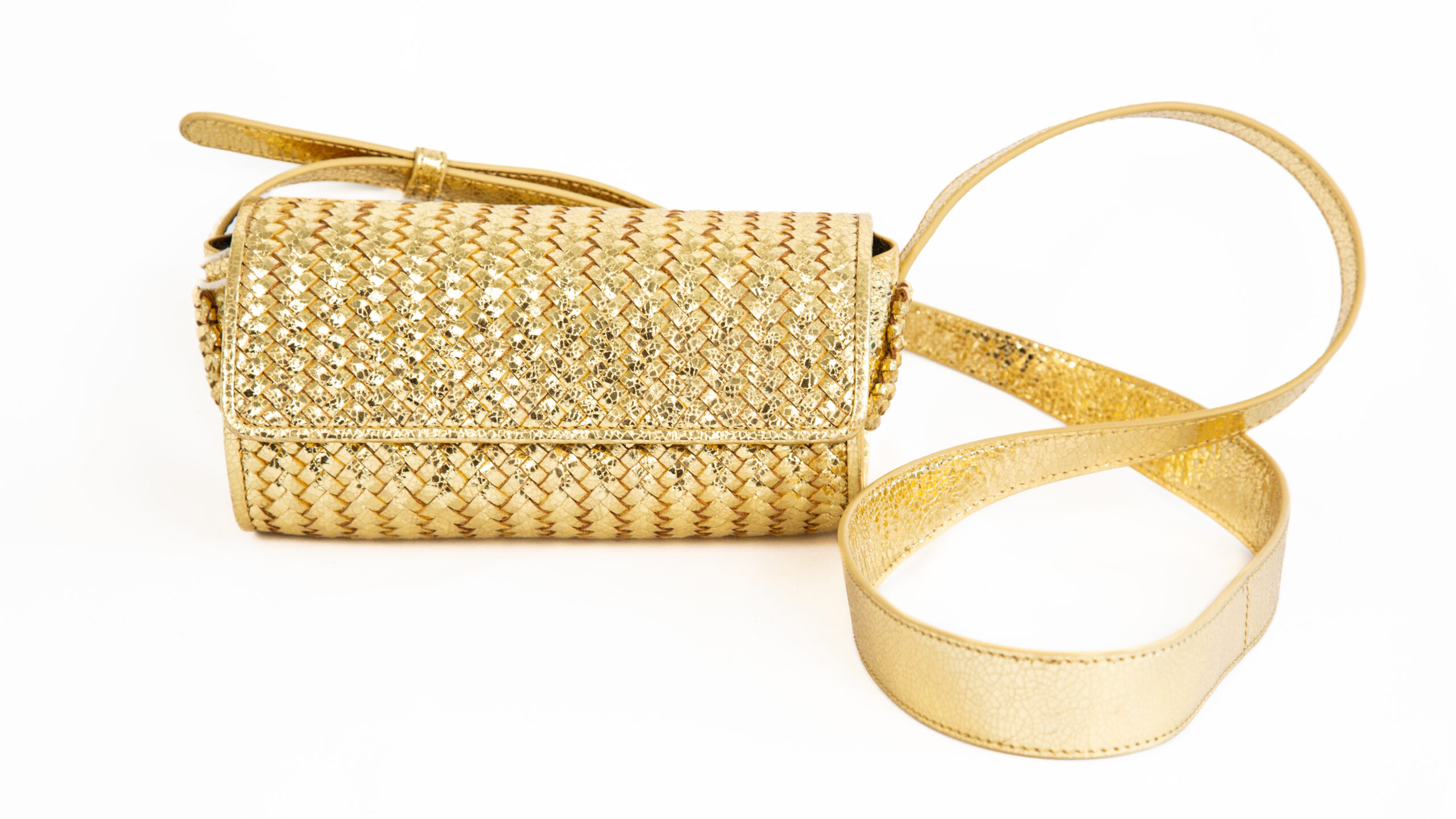 MIARMA Sacs Round Braided sac rond cuir tressé