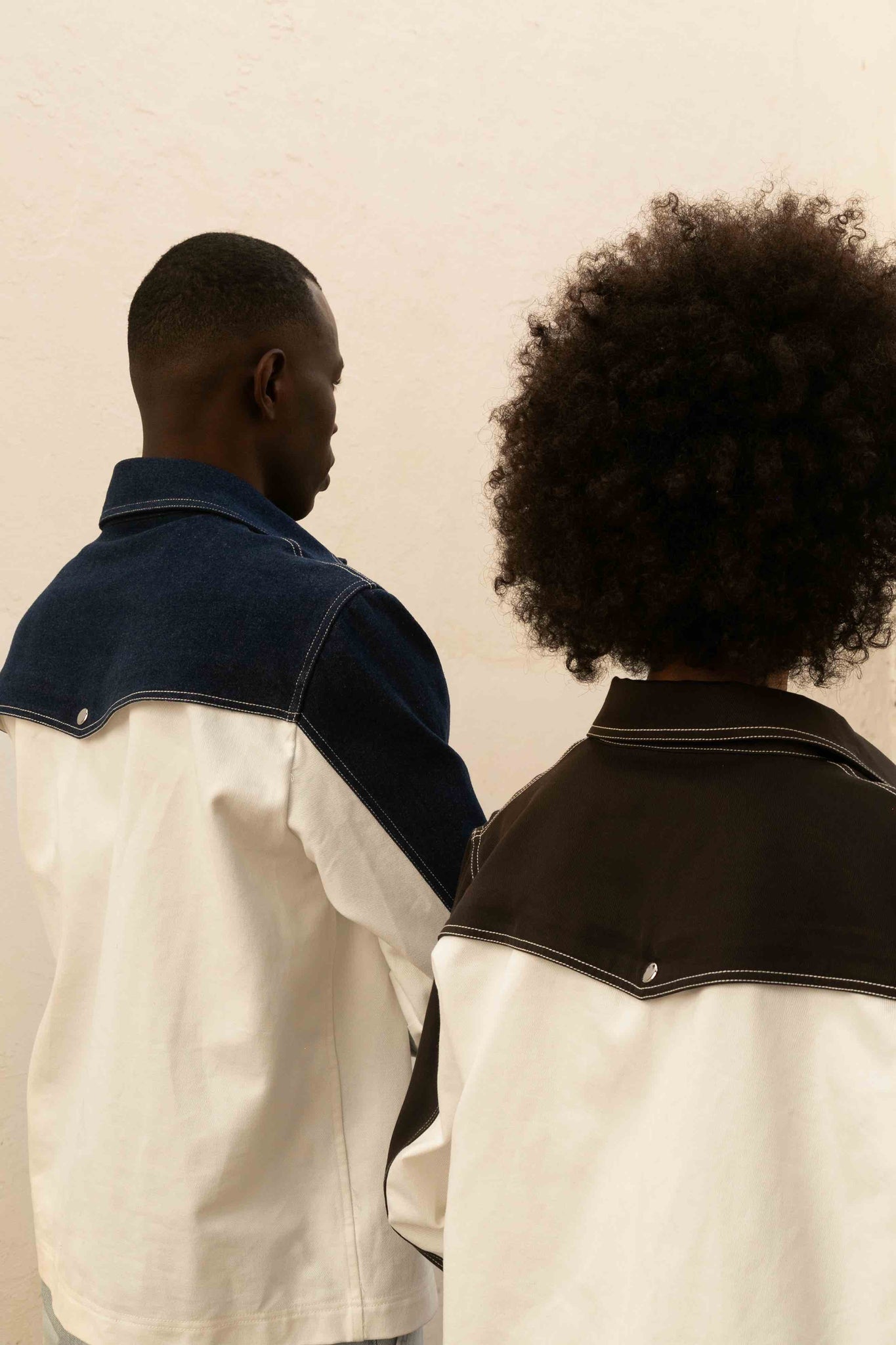 BOBO PARIS Gauthier veste en jean marron coton unisexe