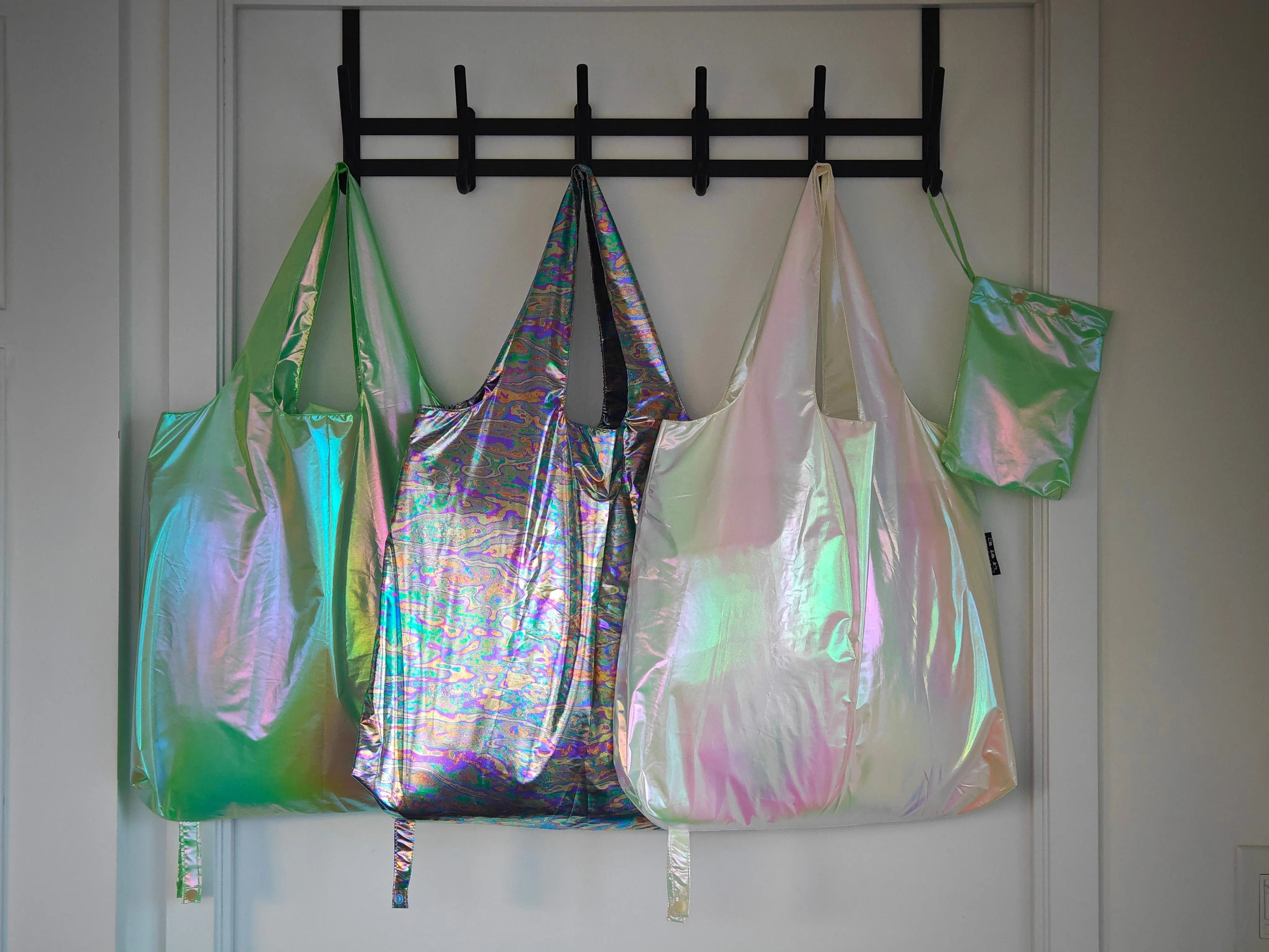 Envirosax Silver Space lot 3 sacs réutilisables pochettes