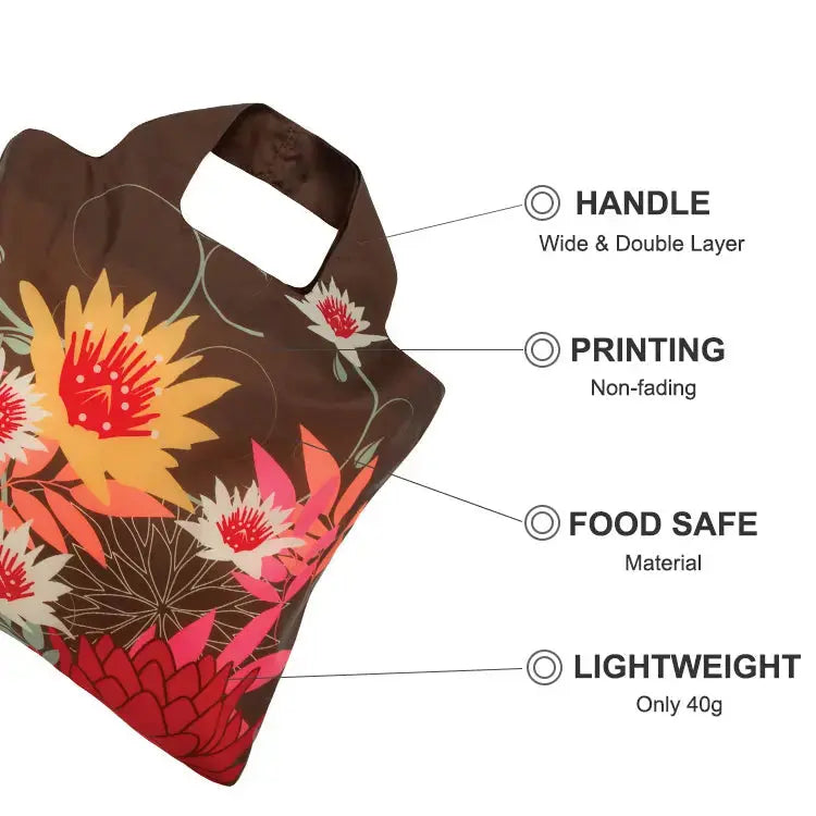 Envirosax Bloom Bag 3 sac réutilisable pliable 20 kg