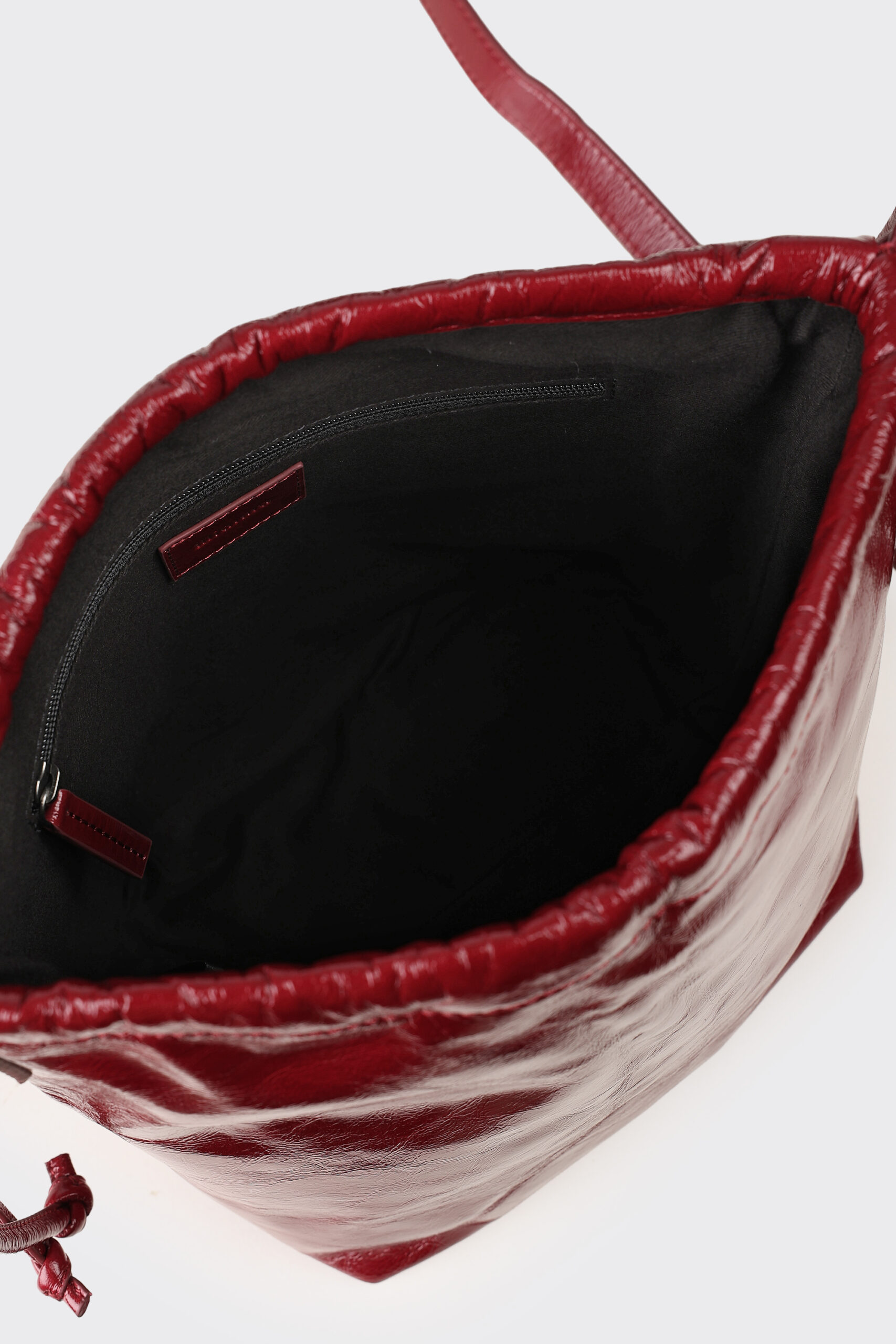 MIARMA Furious Bourse sac cuir rouge 24x18 cm