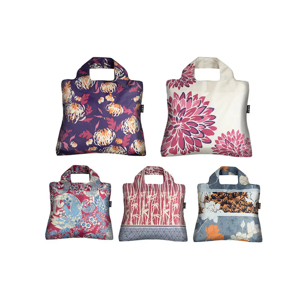 Envirosax Oriental Spice lot 5 sacs cabas réutilisables