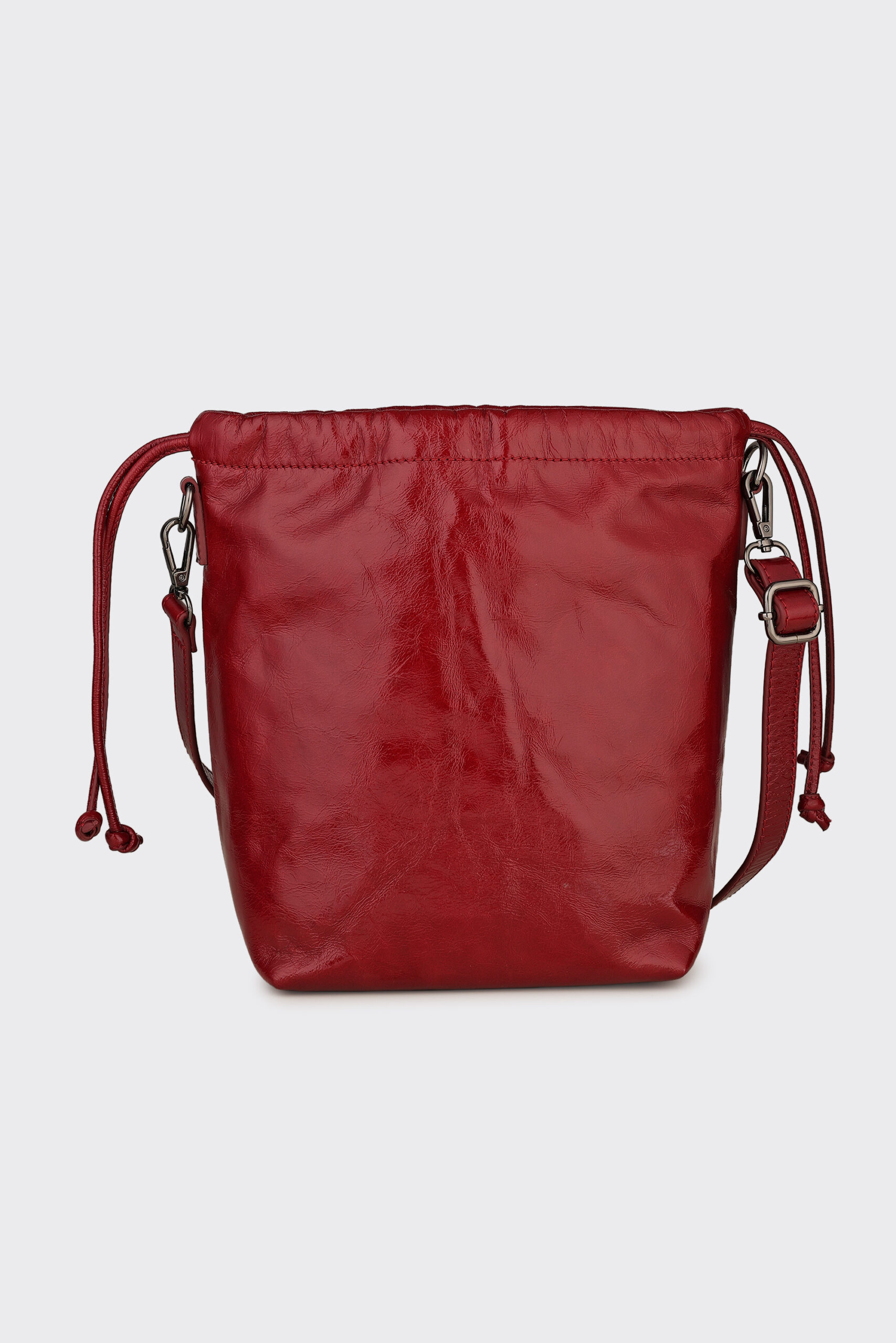 MIARMA Furious Bourse sac cuir rouge 24x18 cm