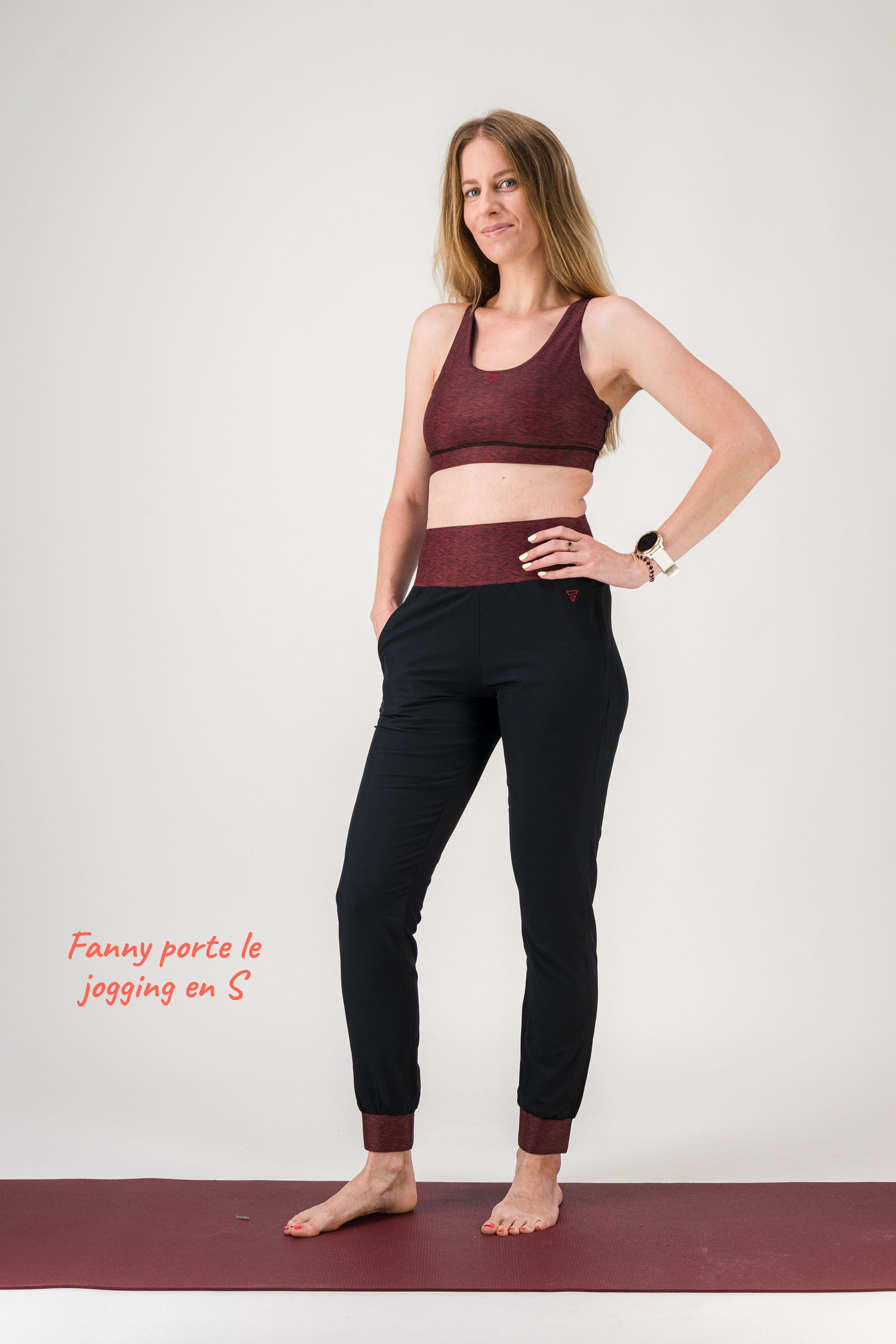 Gayaskin Vibrations jogging femme taille haute respirant