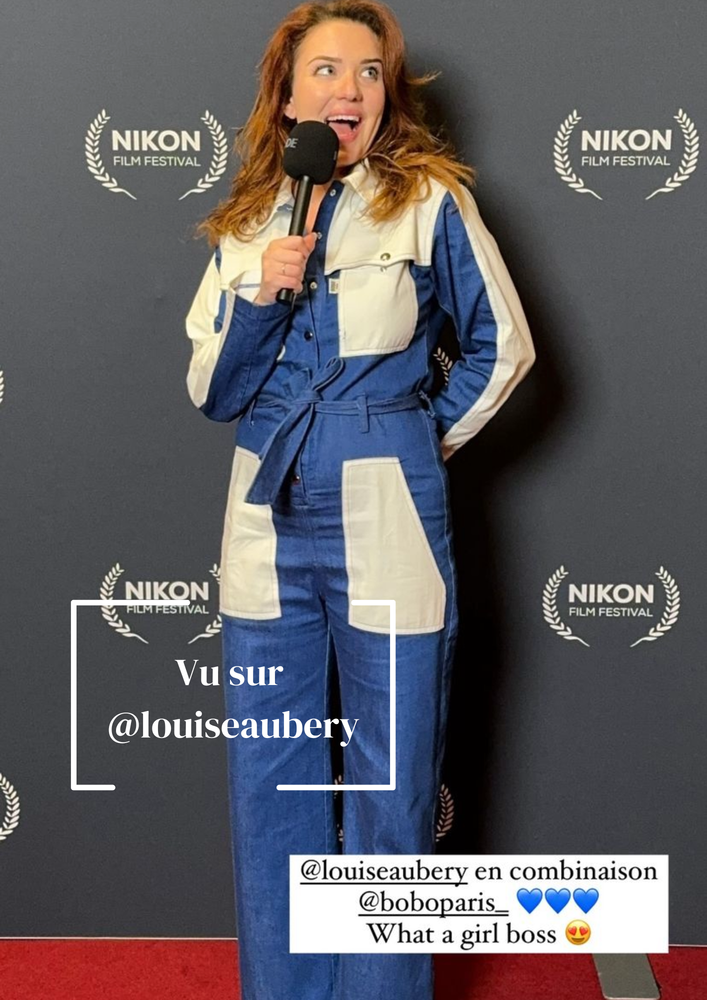 BOBO PARIS Suzie Combinaison Jean Bleu 100% coton