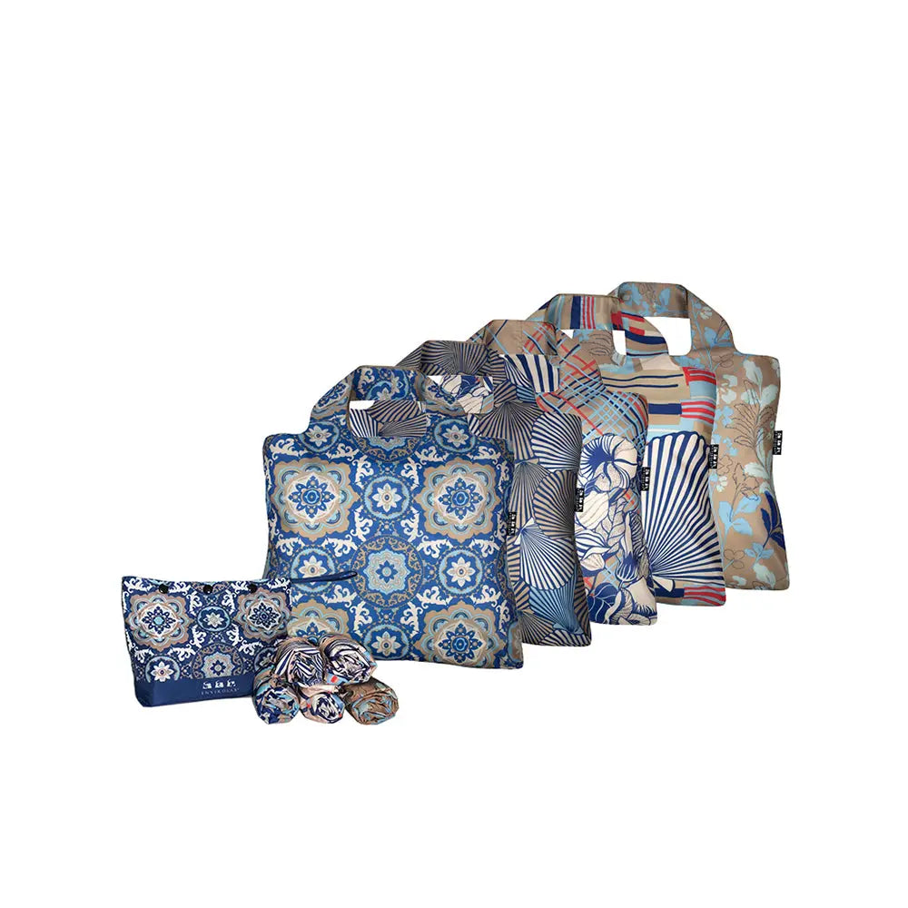 Envirosax Mallorca lot 5 sacs réutilisables pliables