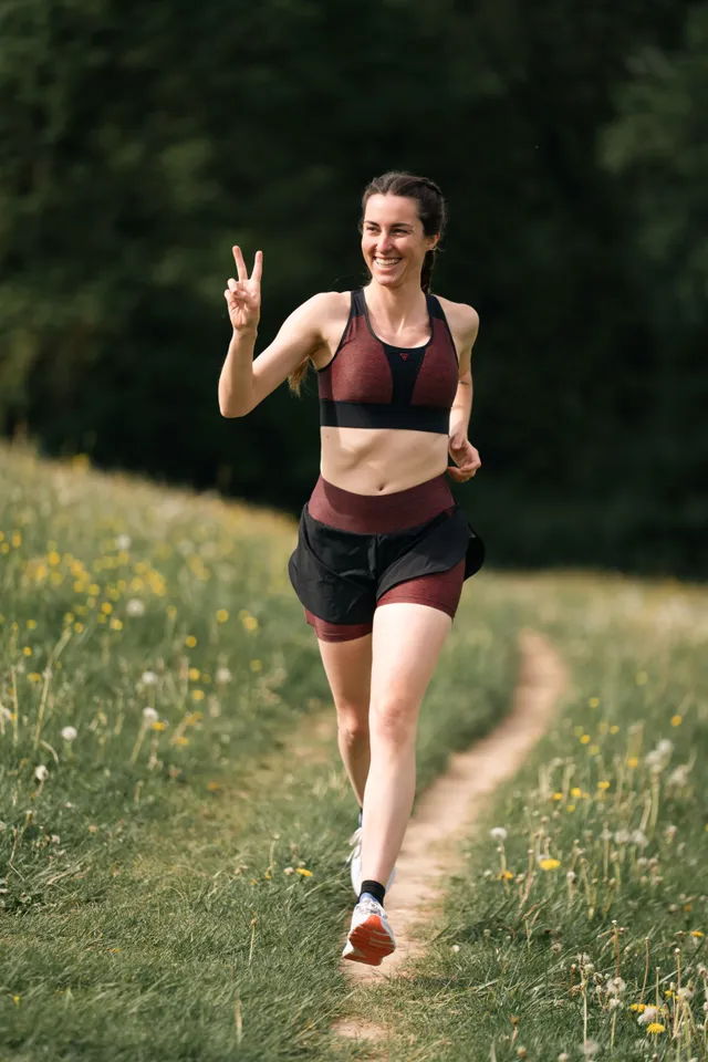 GAYASKIN Vibrations short running 2 en 1 taille haute