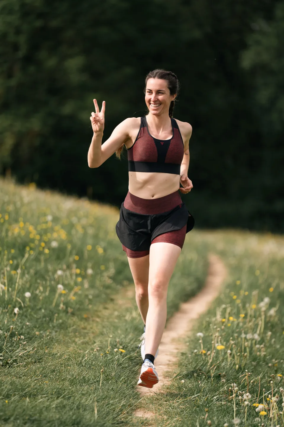 GAYASKIN Vibrations short running 2 en 1 taille haute
