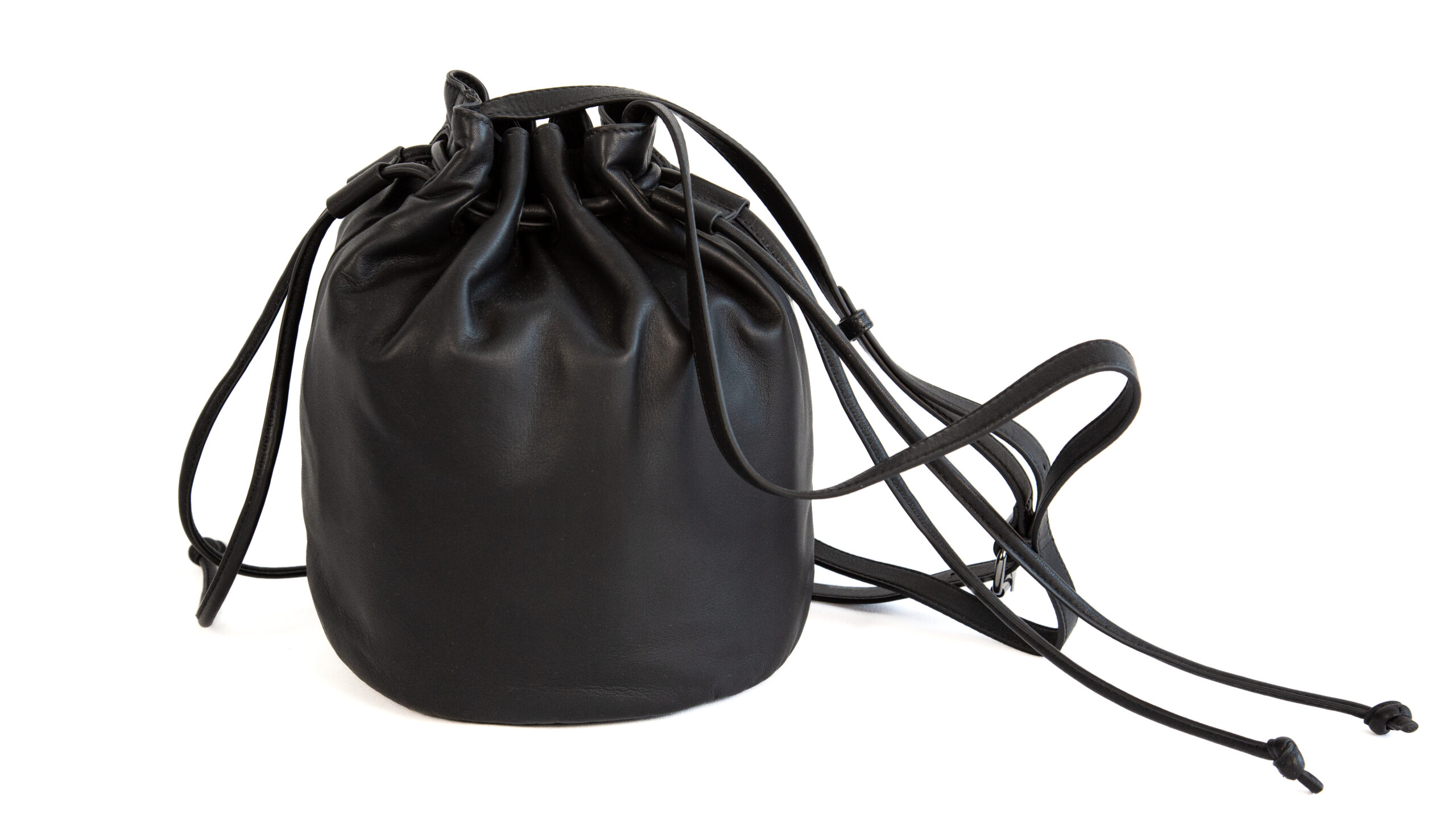 MIARMA Seau sac cuir agneau doublure coton