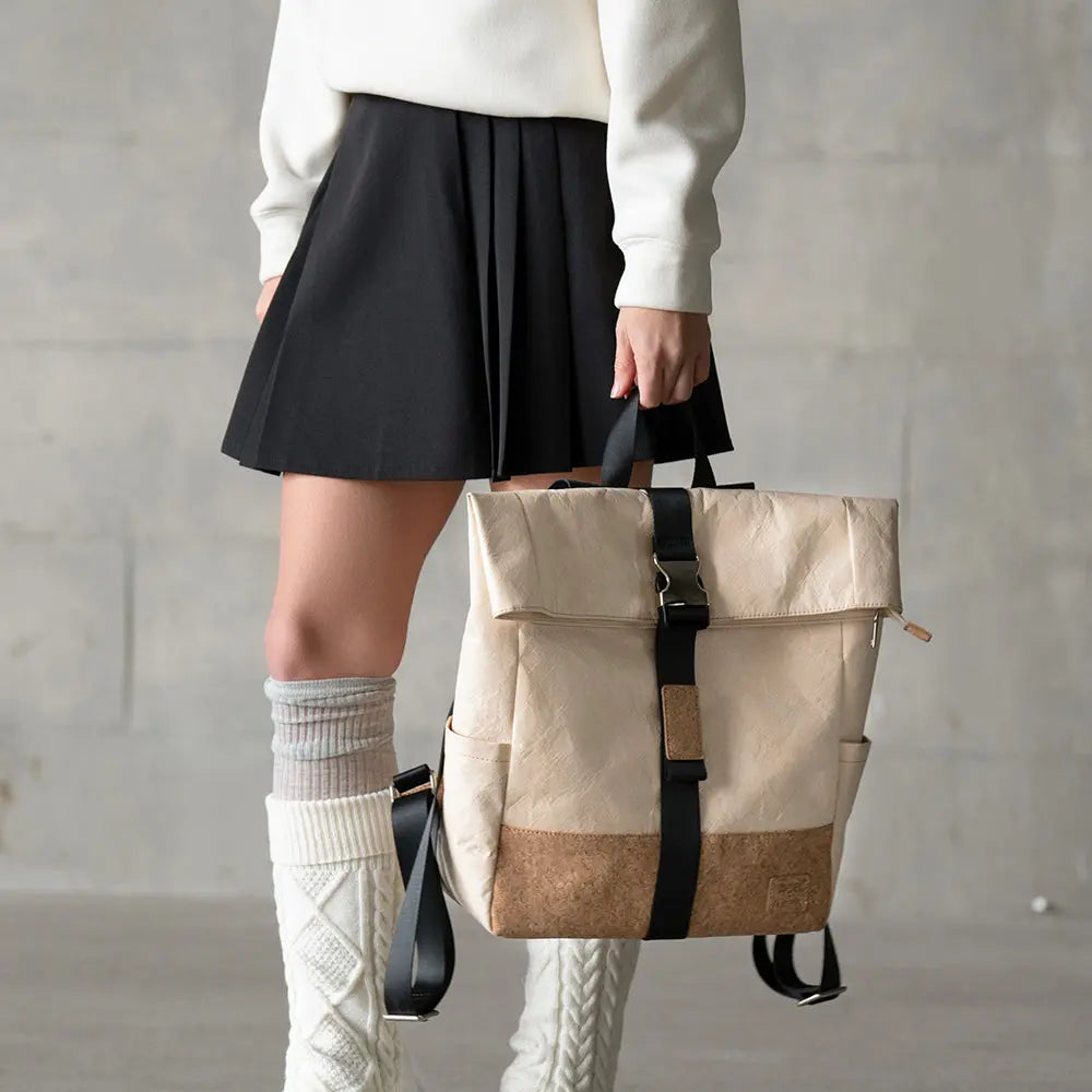 Envirosax EN25103 sac à dos liège extensible beige