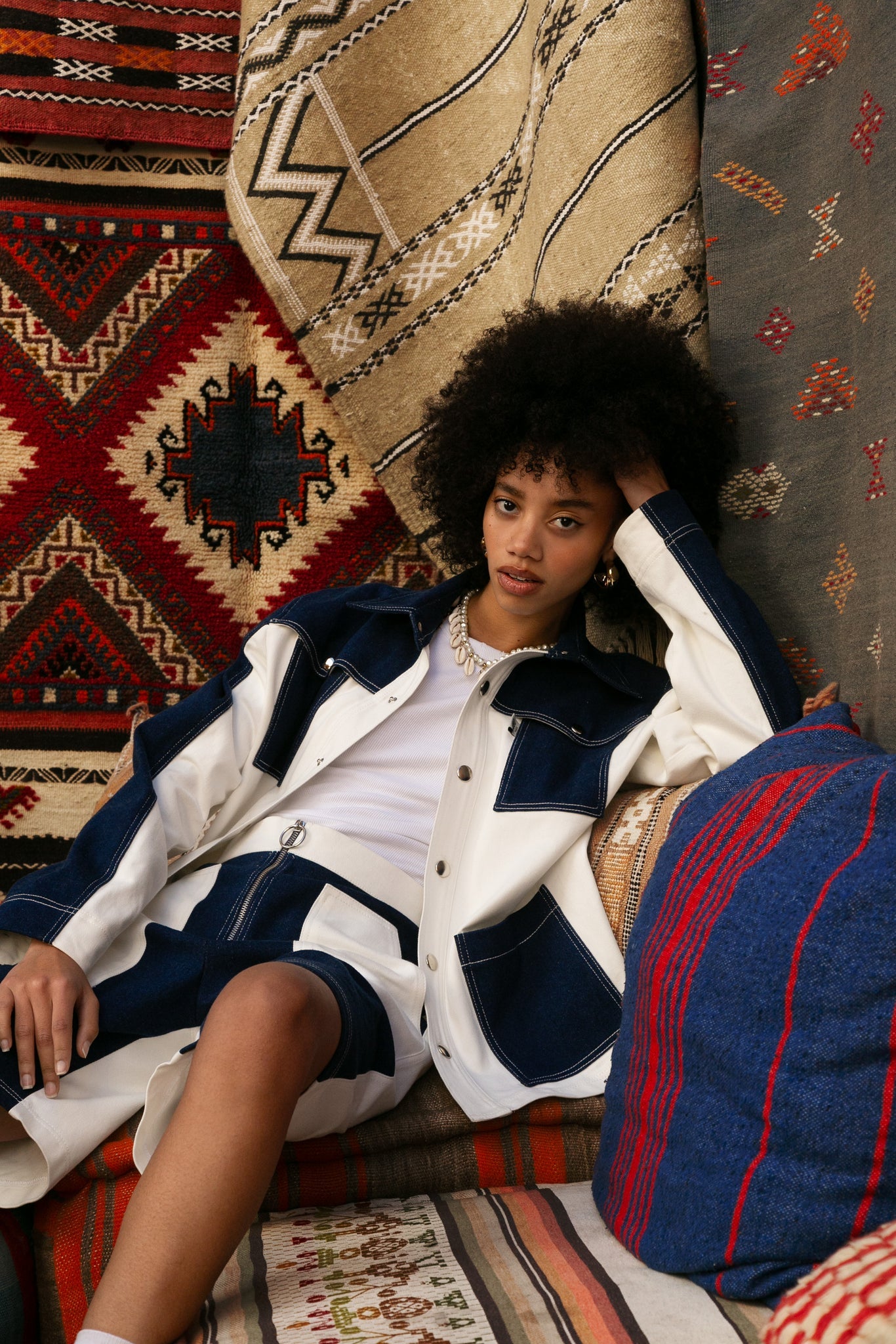 BOBO PARIS Gauthier veste jean bleue coton unisexe