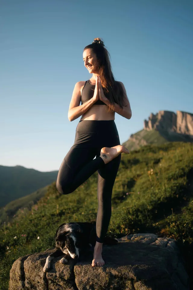GAYASKIN Orion Legging Sport Noir Bi-Matiere Confort