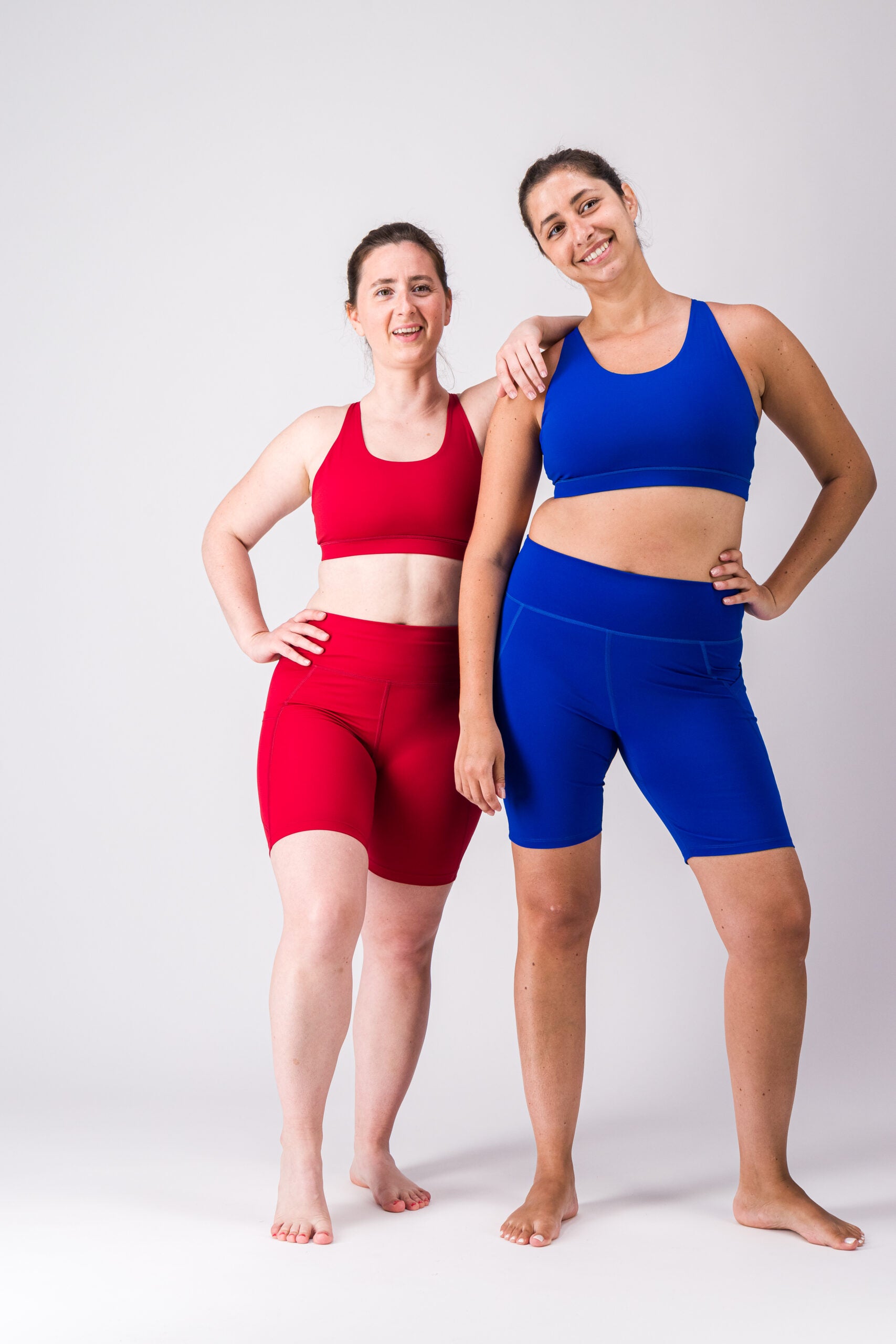 GAYASKIN La Lumineuse short cuissard femme bleu été poches