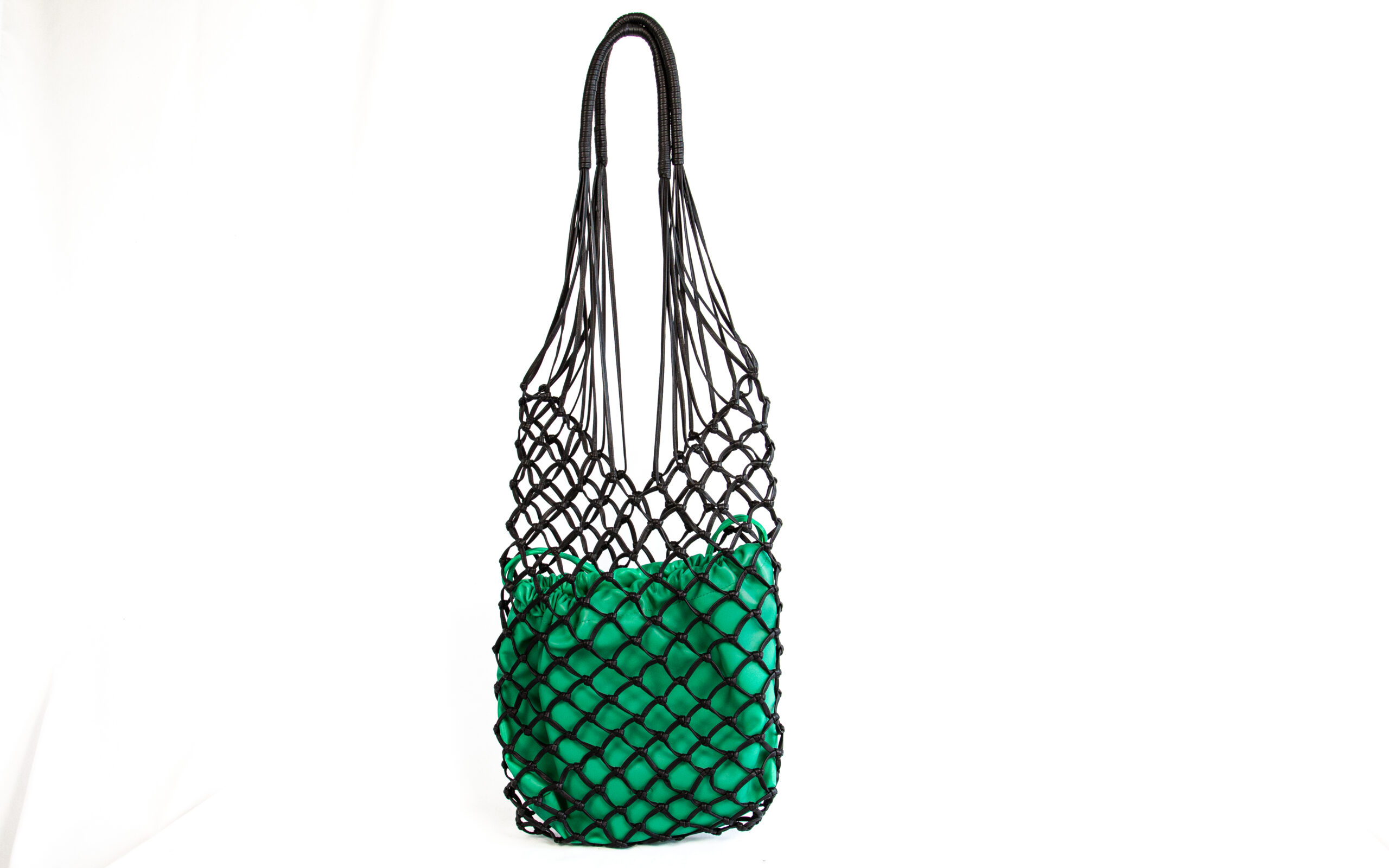 MIARMA Woven Bag sac tressé cuir pochette amovible