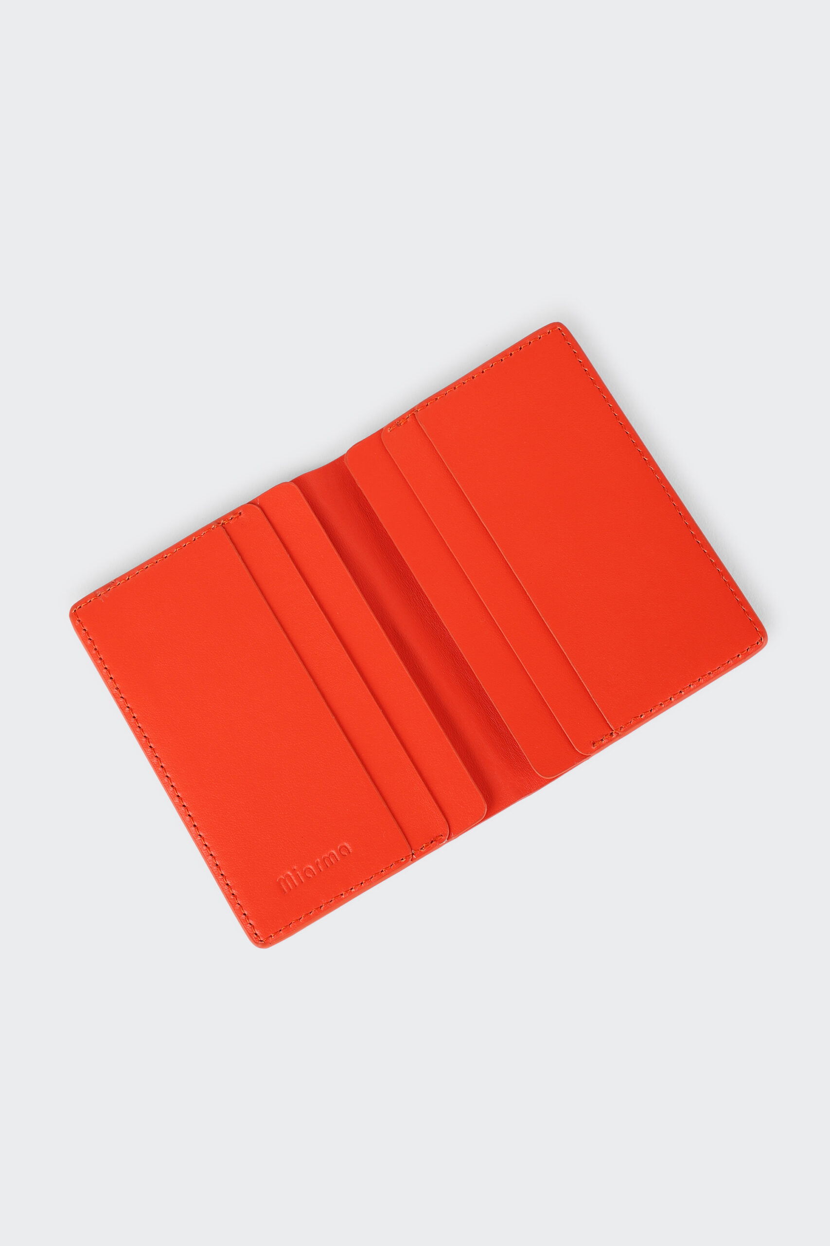 MIARMA Flap Storm porte-cartes cuir finitions arrondies