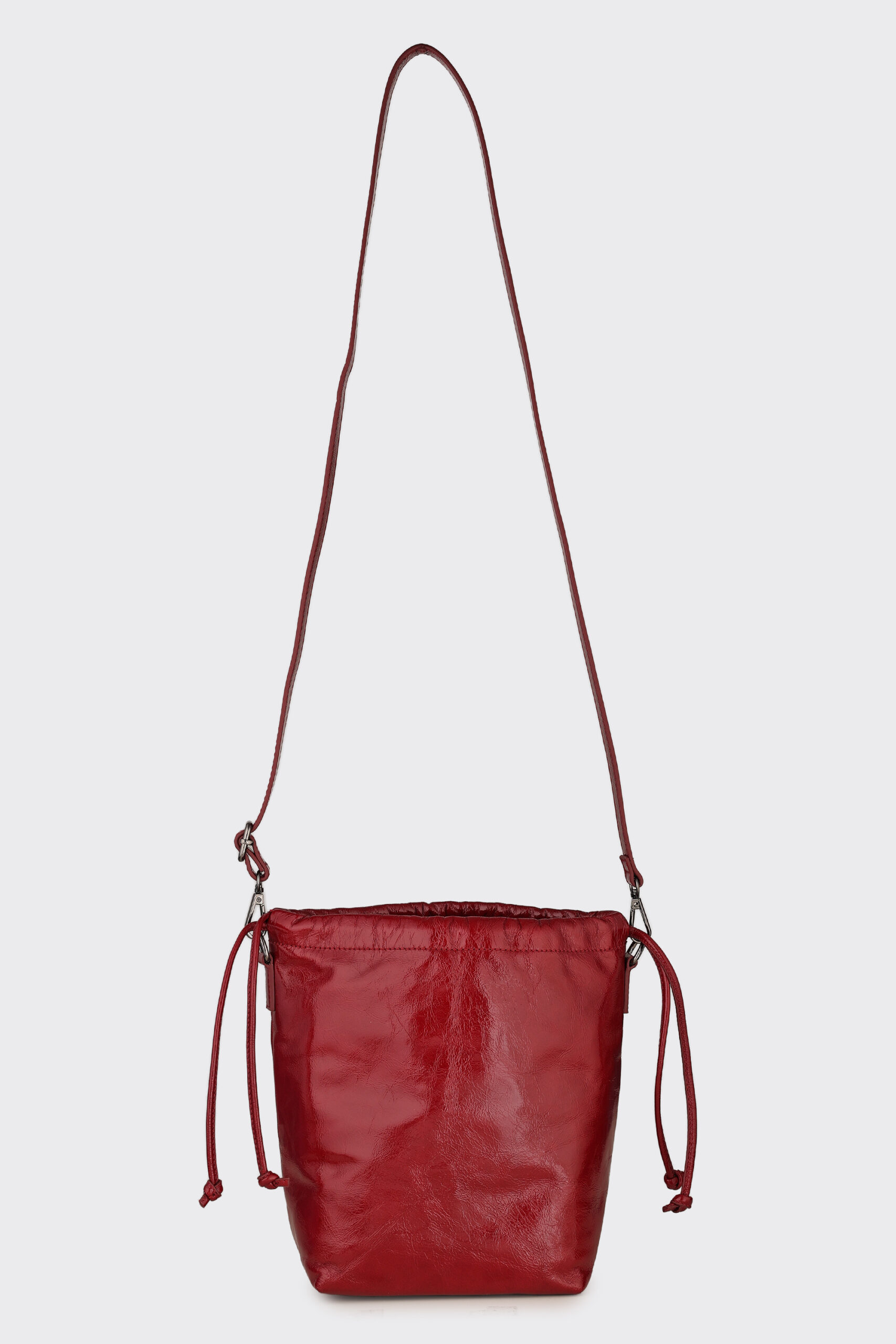 MIARMA Furious Bourse sac cuir rouge 24x18 cm