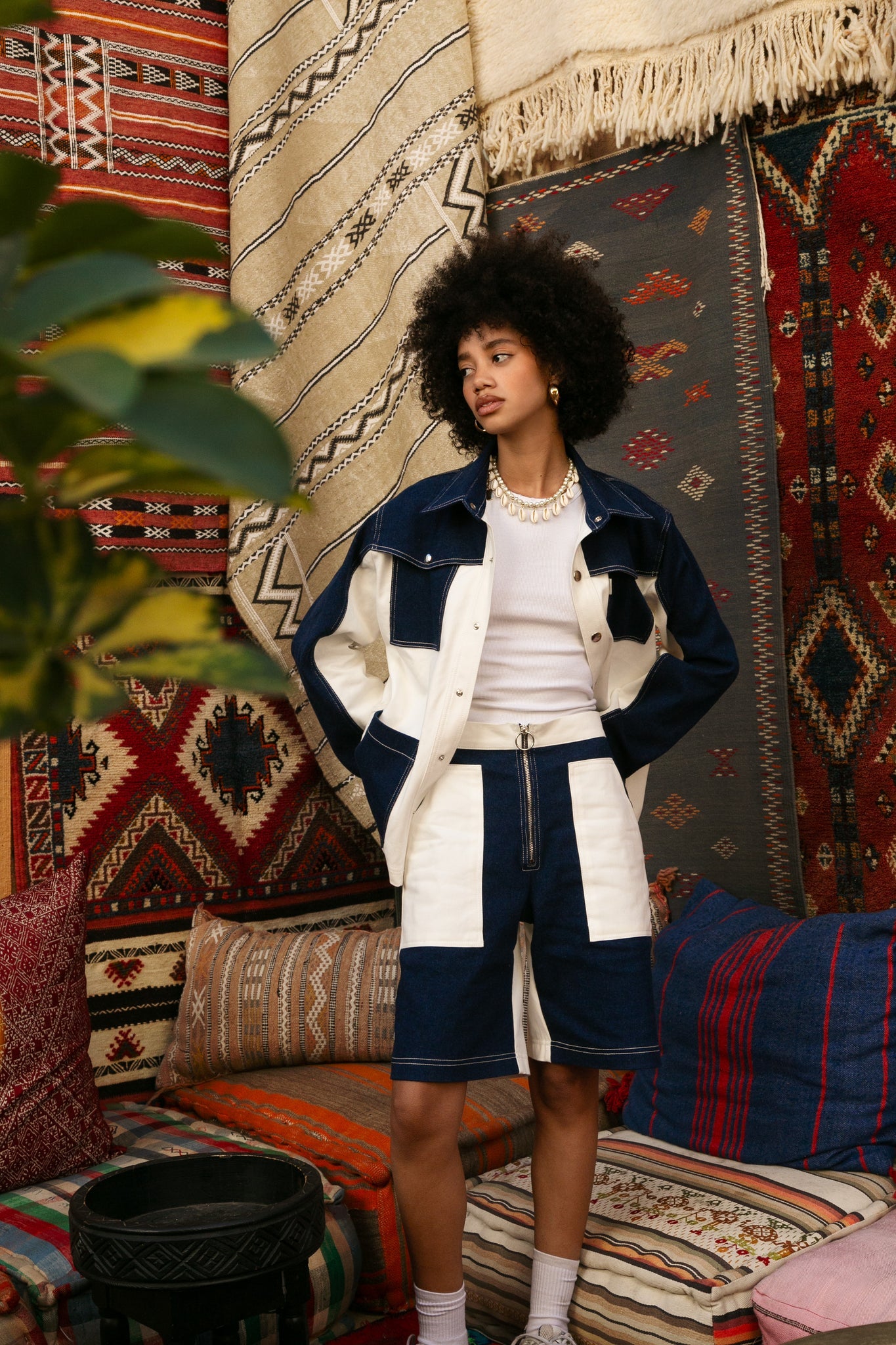 BOBO PARIS Gauthier veste jean bleue coton unisexe