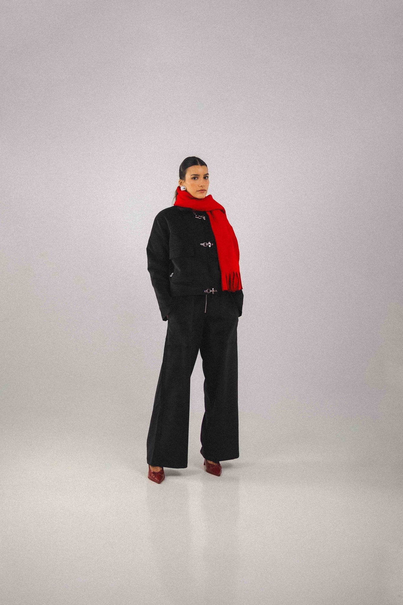 BOBO PARIS Adam blouson court noir matelassé unisexe