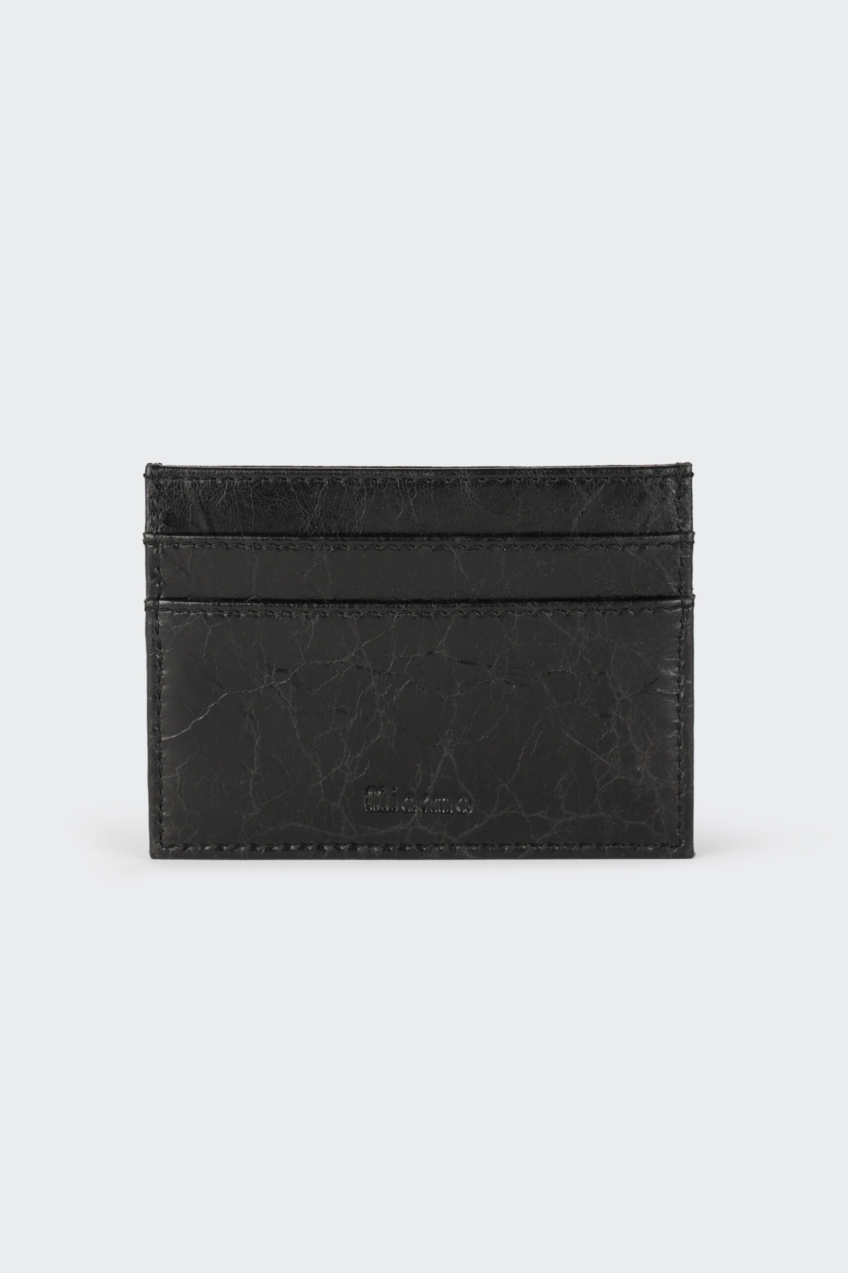 MIARMA Porte cartes Storm cuir classique 10,5x7,5 cm